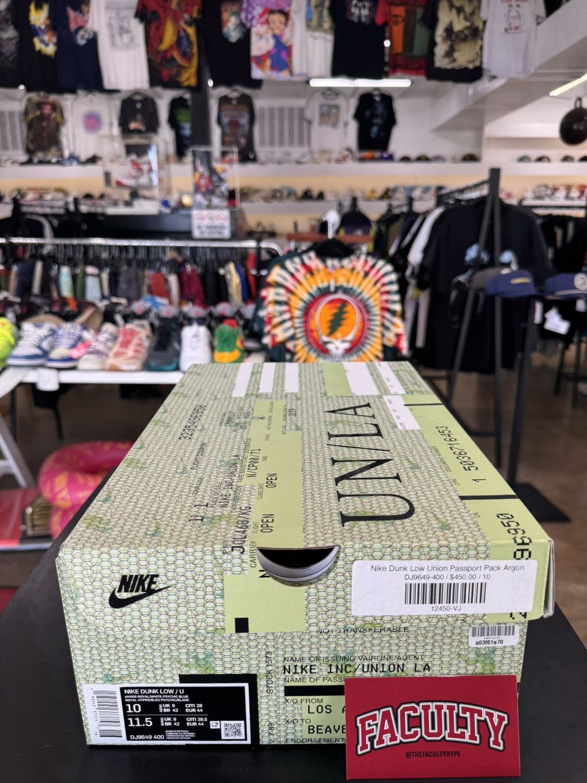 Nike Nike Dunk Low Union Passport Pack Argon Size 10 (2022) Size US 10 / EU 43 - 13 Thumbnail