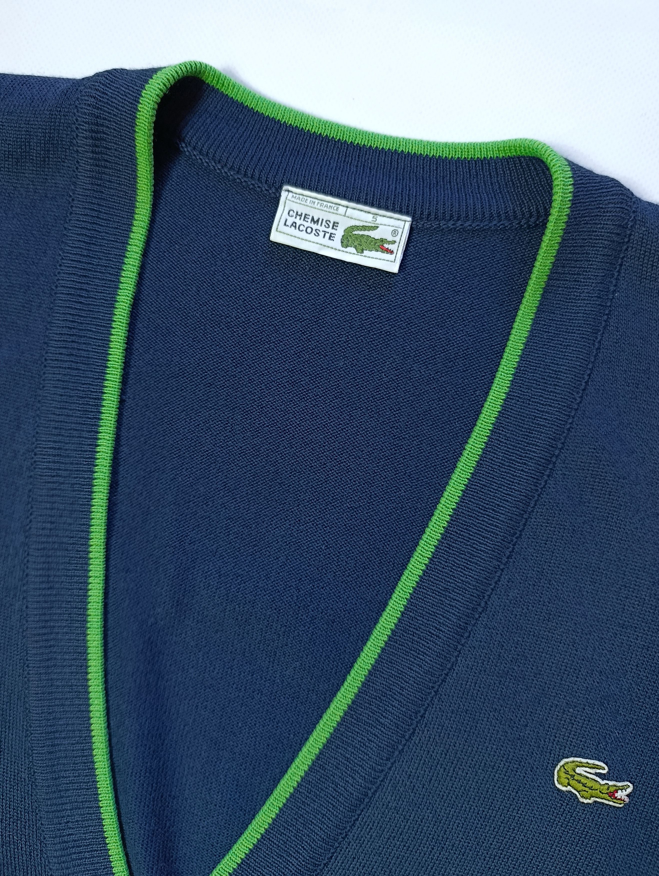 Lacoste Lacoste Vintage Cardigan Size US XL / EU 56 / 4 - 3 Thumbnail