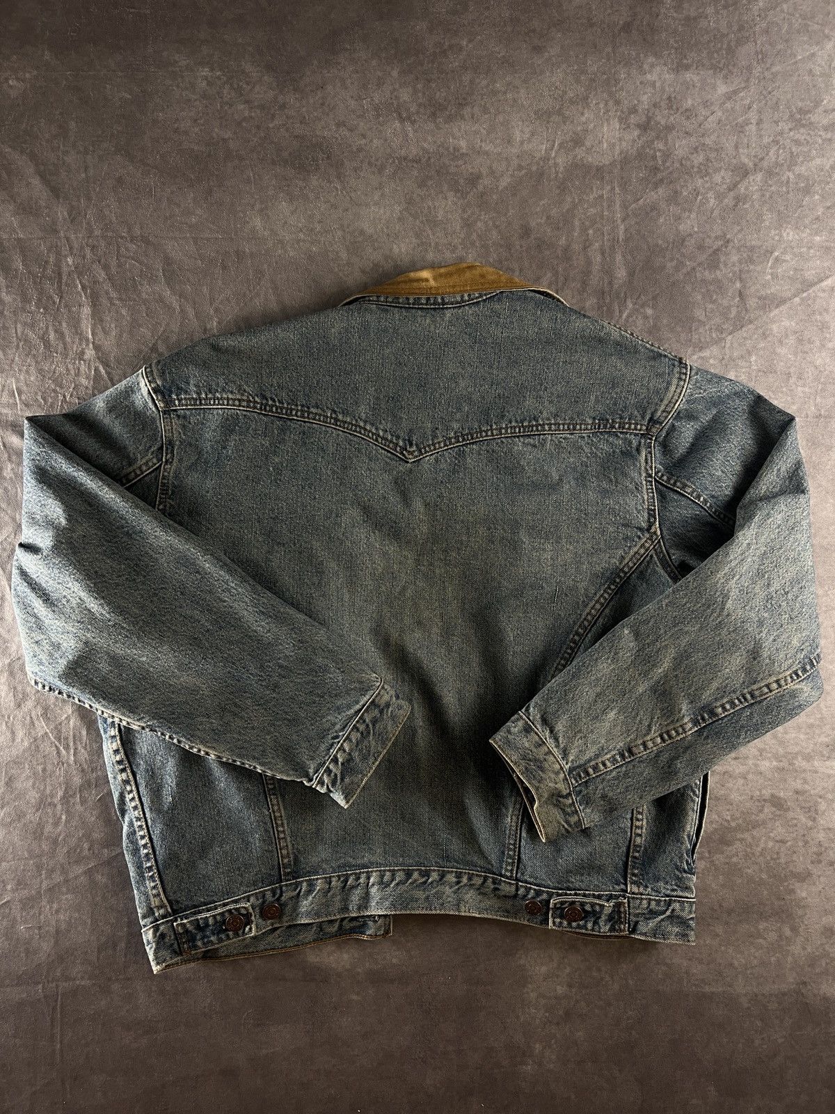 Levi's Vintage Clothing Vintage Levis Distressed Jacket Blue Jeans S/M Size Size US S / EU 44-46 / 1 - 2 Thumbnail