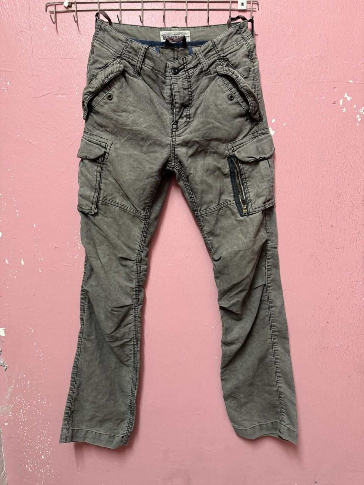 image of Back Number Surplus Style Tactical Pants in Grey, Men's (Size 29)