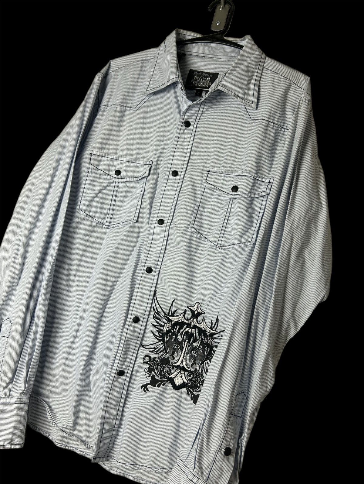 14th Addiction Brad Butter Embroidered Button Up Size US L / EU 52-54 / 3 - 4 Thumbnail
