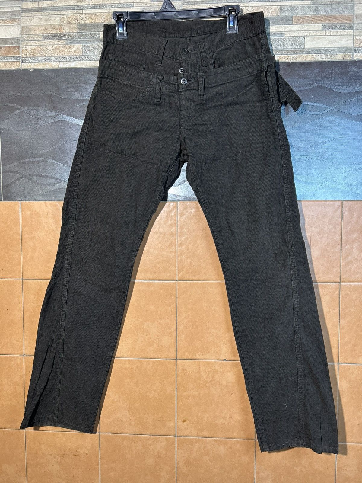 CABANE de ZUCCa Cabane de Zucca Double Waist Bucket Corduroys Size US 30 / EU 46 - 1 Thumbnail