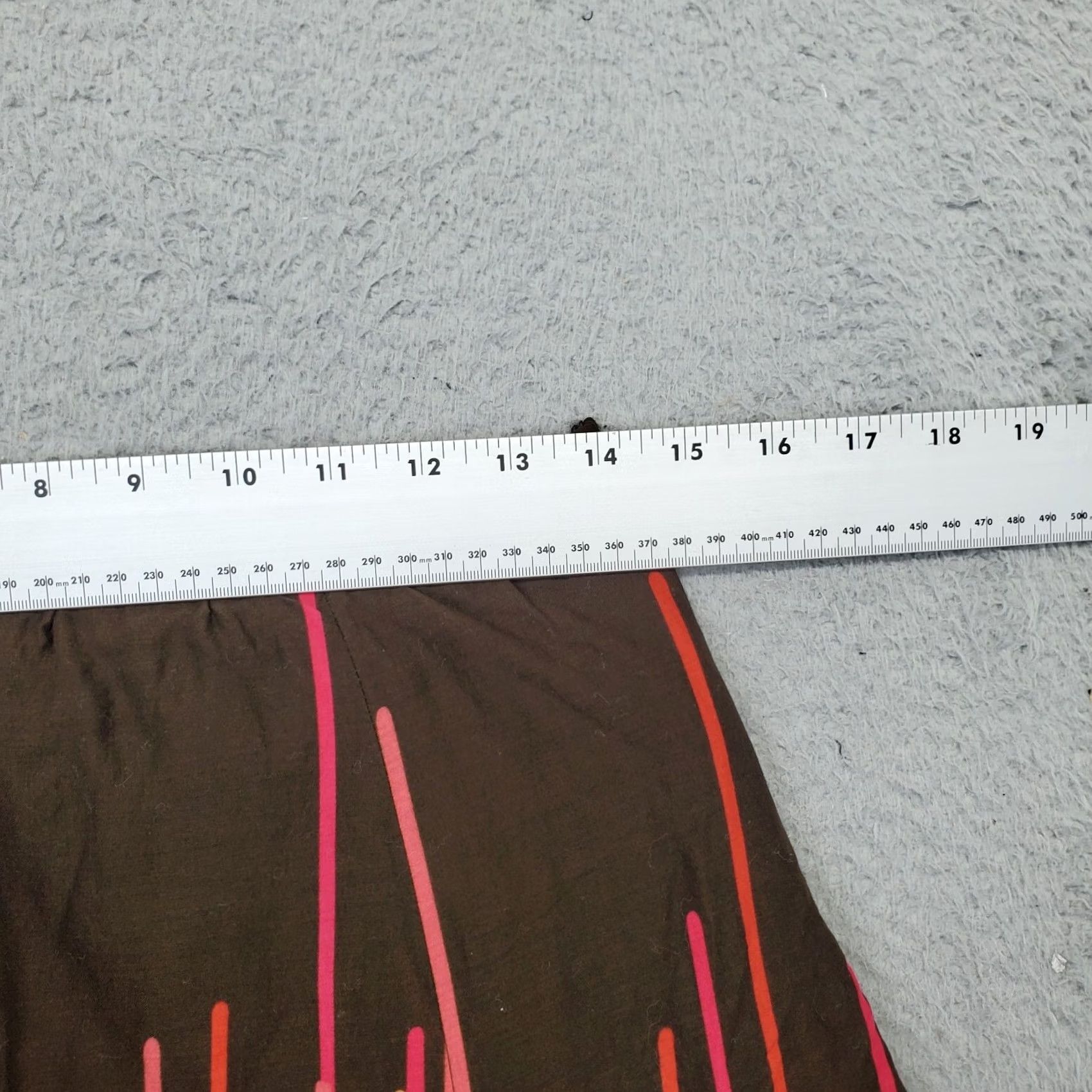 Calvin Klein Calvin Klein Women Size 6 A-Line Midi Skirt Multicolor Vertical Striped Side Zip Size 28" / US 6 / IT 42 - 4 Thumbnail