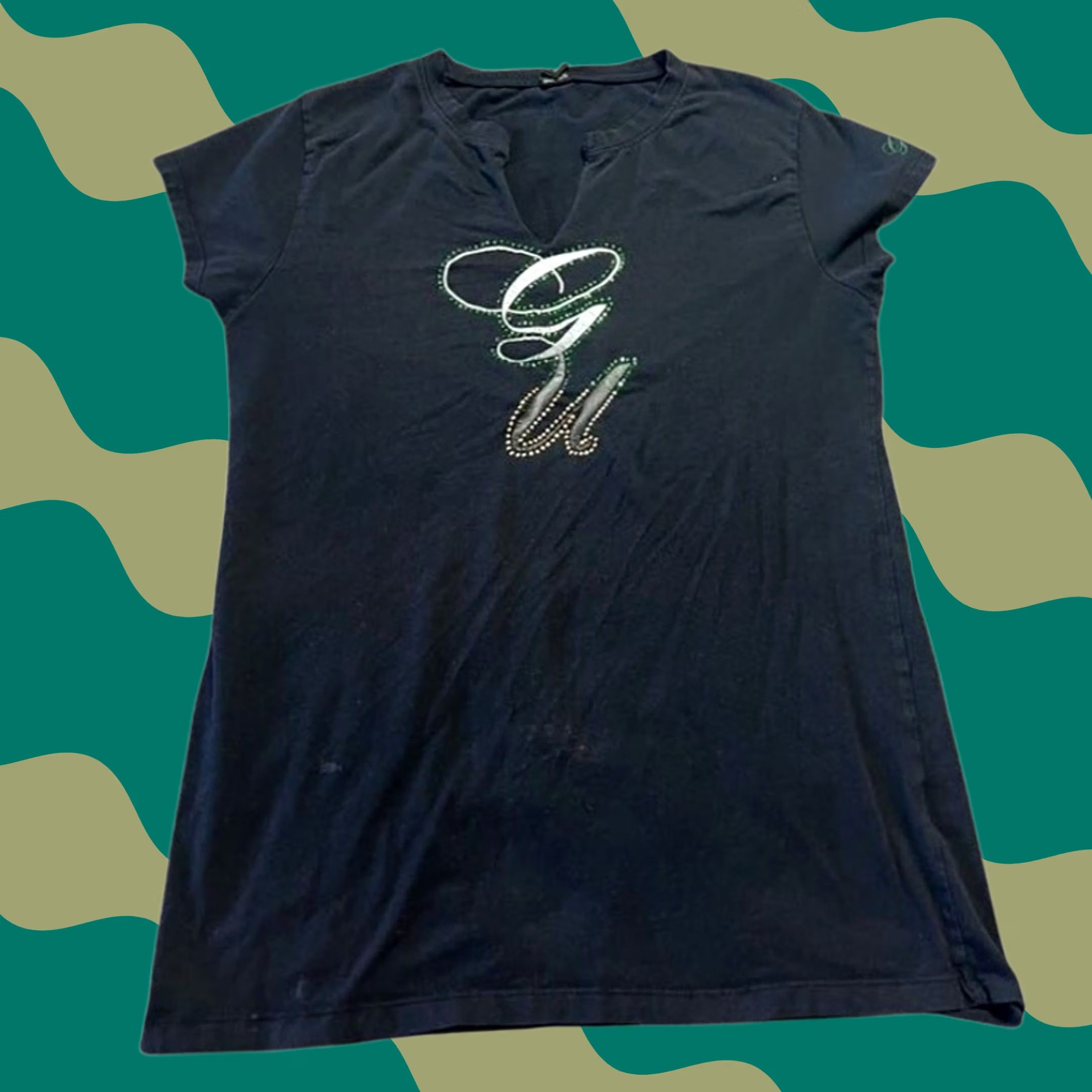 Vintage VINTAGE G-Unit Graphic Tee Womens XL Black Rhinestone 50 Cent Mcbling Y2K T-Shirt Cap Sleeve Short Sleeve Crew Neck Mens? Womens Size XL / US 12-14 / IT 48-50 - 1 Thumbnail