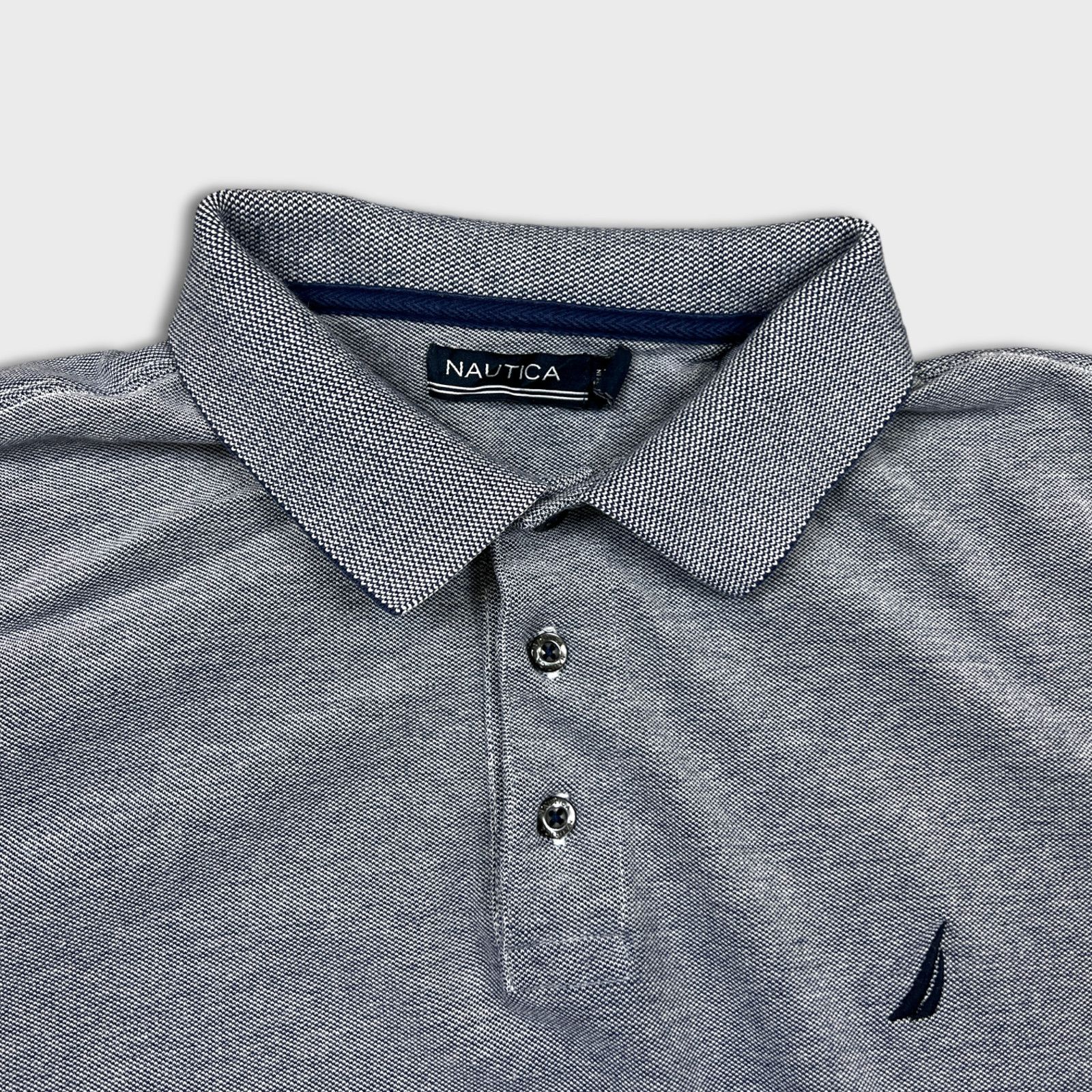 Nautica × Vintage Nautica Shirt Mens Casual Preppy Logo Short Sleeve Polo Size US L / EU 52-54 / 3 - 2 Thumbnail