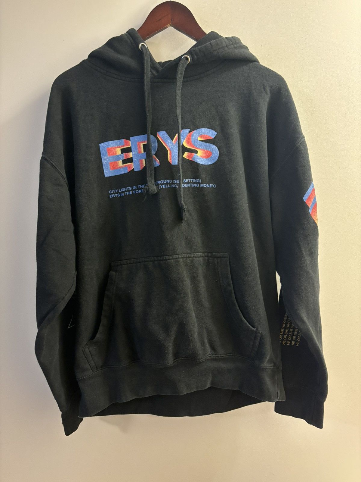 image of Jaden Smith Msftsrep Erys Hoodie in Black, Men's (Size Large)