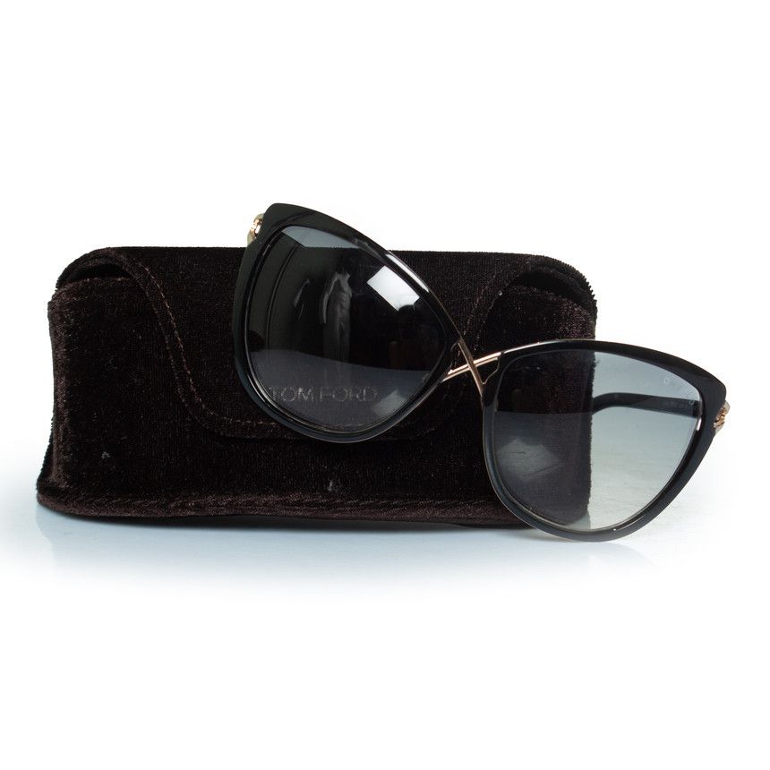 Tom Ford Tom Ford, butterfly Celia sunglasses in purple Size ONE SIZE - 3 Thumbnail