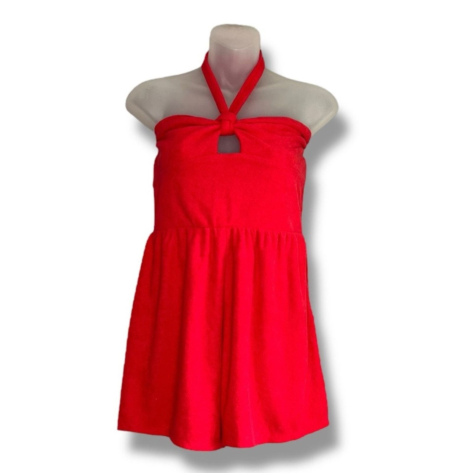 Other Wild Fable red terry cloth romper NEW Size 30" / US 8 / IT 44 - 2 Thumbnail