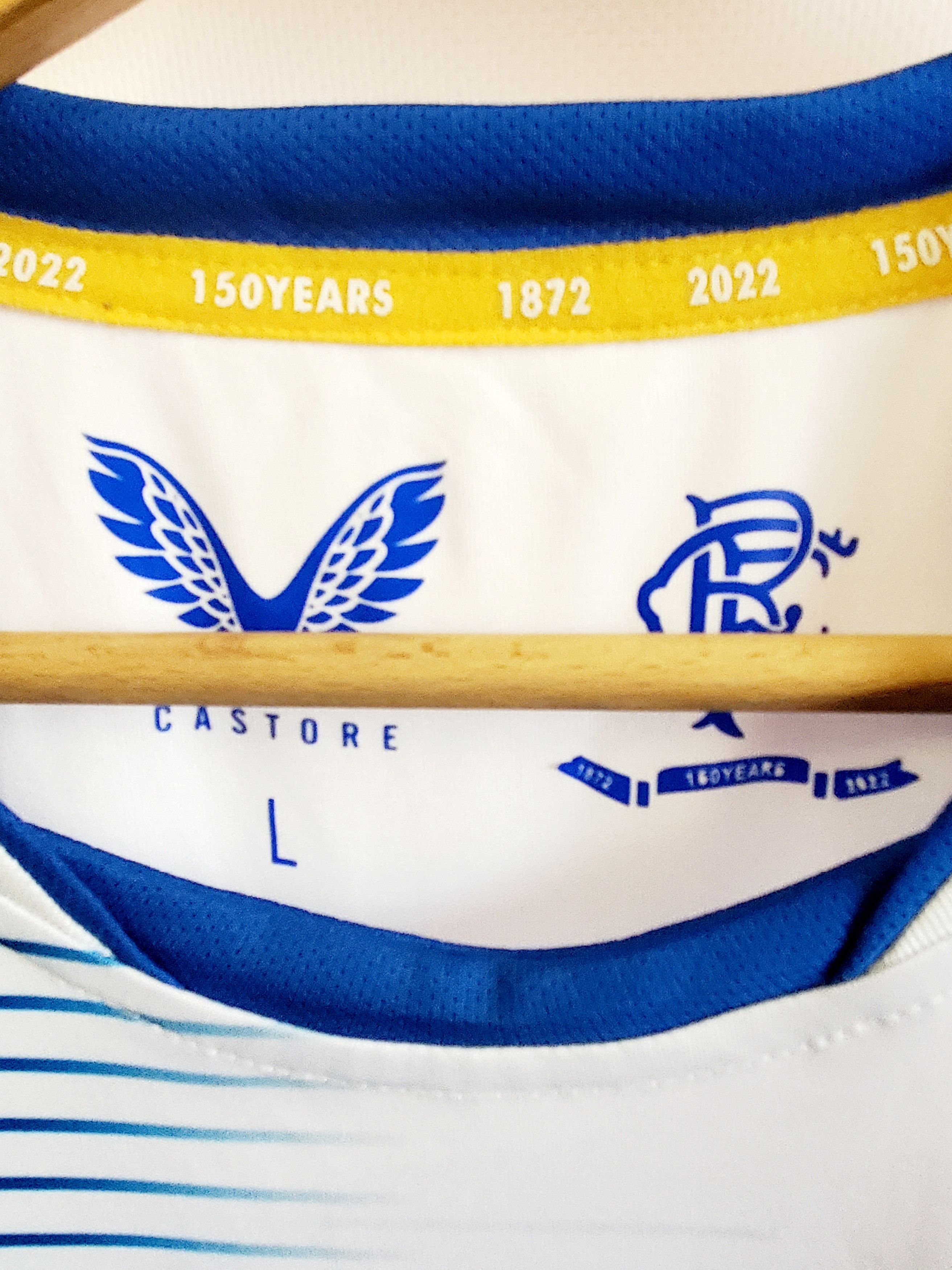 Other Castore Glasgow Rangers 150 Years Anniversary jersey Size US L / EU 52-54 / 3 - 4 Thumbnail