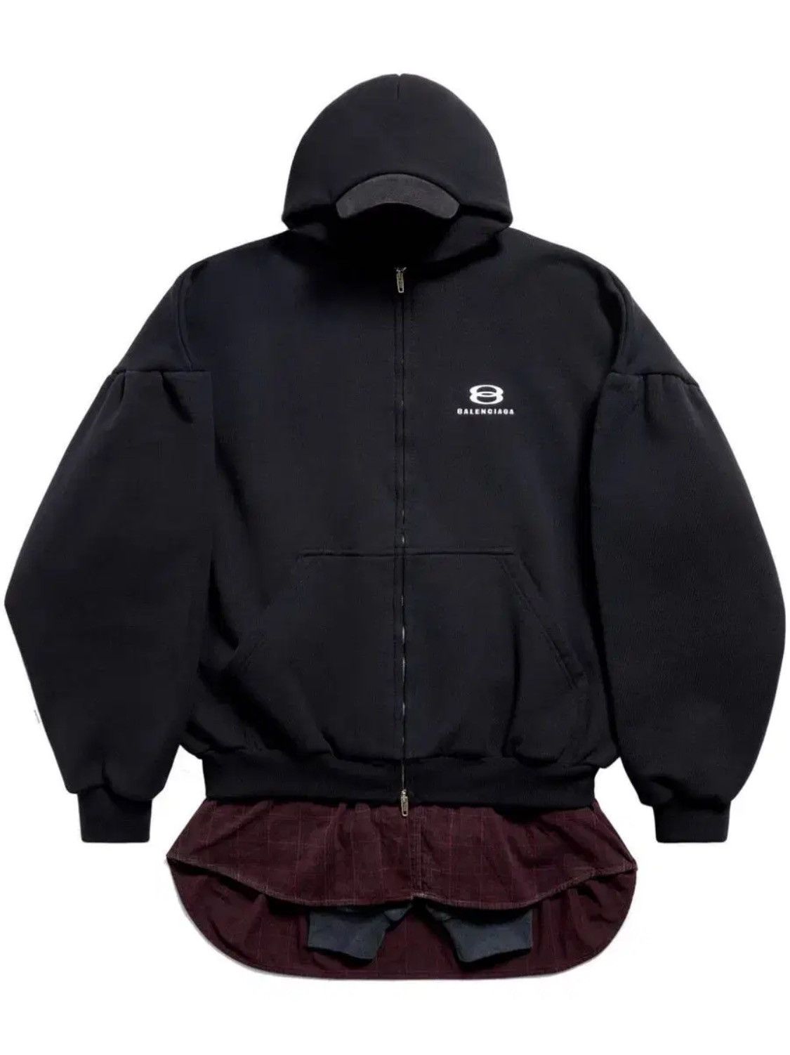 Balenciaga Balenciaga Unity Sports Icon Multi Layered Shirt Hoodie Size US M / EU 48-50 / 2 - 1 Thumbnail