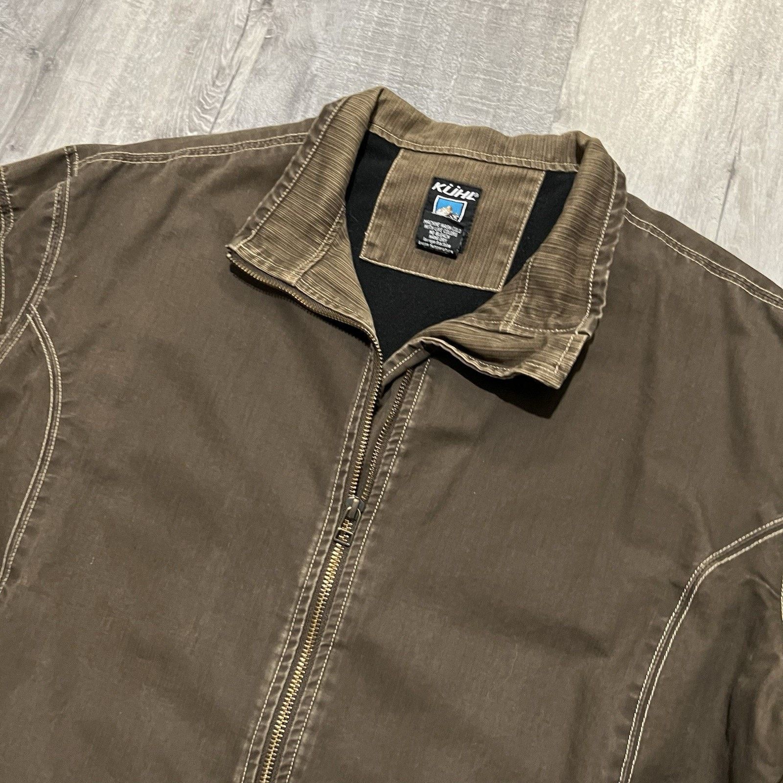 Kuhl KUHL Burr Jacket Womens XL Brown Vintage Patina Dye Canvas Size XL / US 12-14 / IT 48-50 - 2 Thumbnail