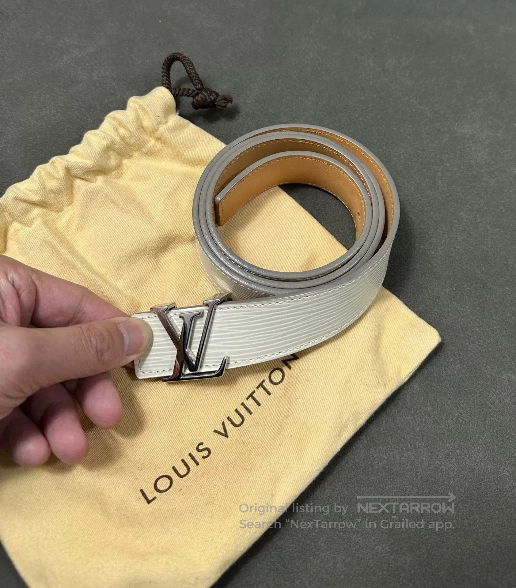 Louis Vuitton Louis Vuitton White Water Ripple Belt. Size ONE SIZE - 4 Thumbnail