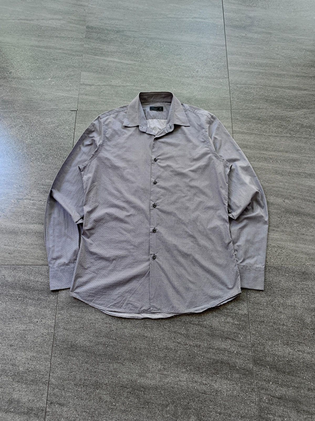 Prada FREE TAX! Printed Graphic Ls Shirts Size US M / EU 48-50 / 2 - 1 Thumbnail