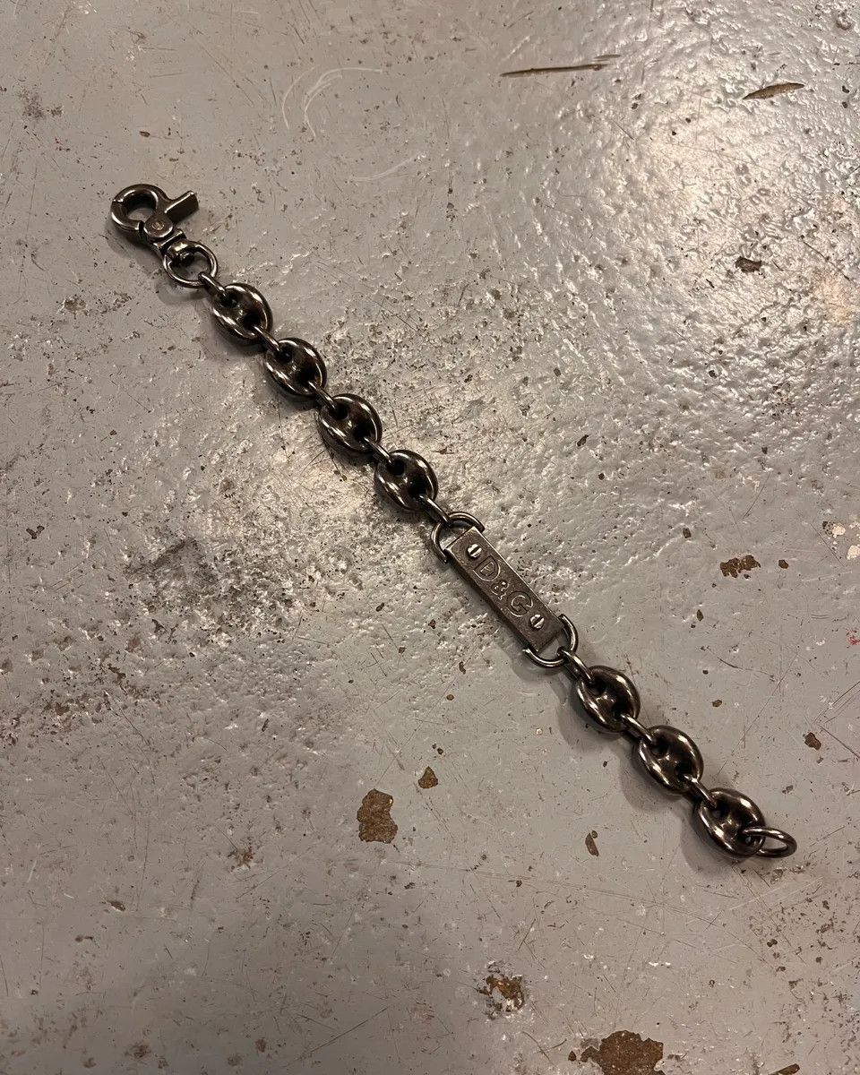 Dolce & Gabbana 2000s Dolce & Gabbana Coffee Bean Steel Bracelet Size ONE SIZE - 5 Thumbnail