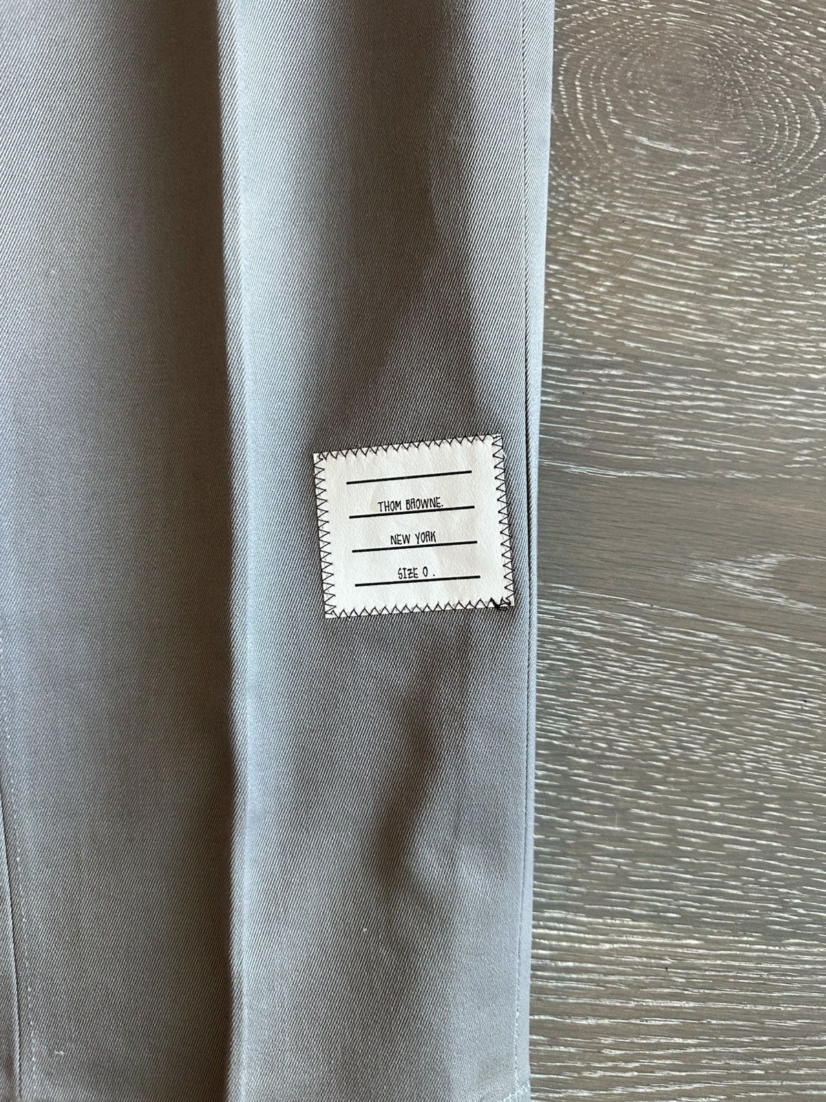 Thom Browne Gray Cotton Trousers Size US 30 / EU 46 - 2 Thumbnail