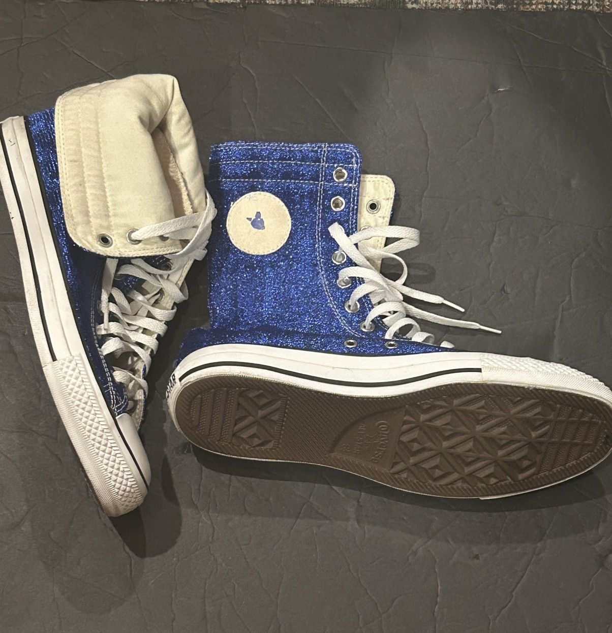 Converse Converse sparkling glitter Blue All Stars Size US 9.5 / EU 42-43 - 2 Thumbnail