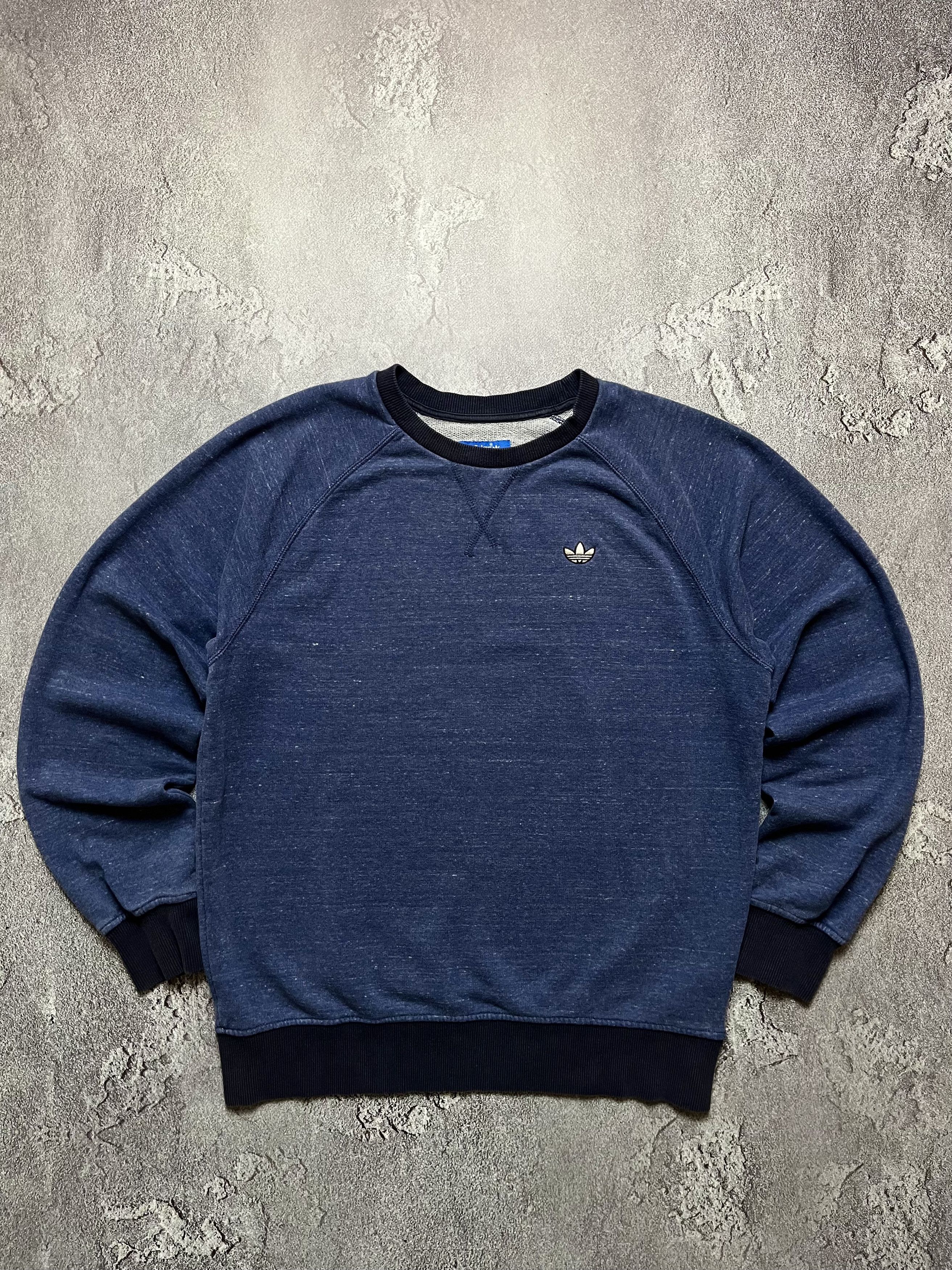 Adidas Vintage Sweatshirt Adidas Big Logo Striped Mens S Size US S / EU 44-46 / 1 - 1 Thumbnail