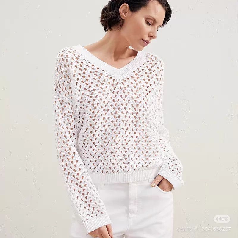 Brunello Cucinelli BC Sequin-Embellished Oversized Crochet Sweater XXS Size XXS / US 00 / IT 34 - 9 Thumbnail