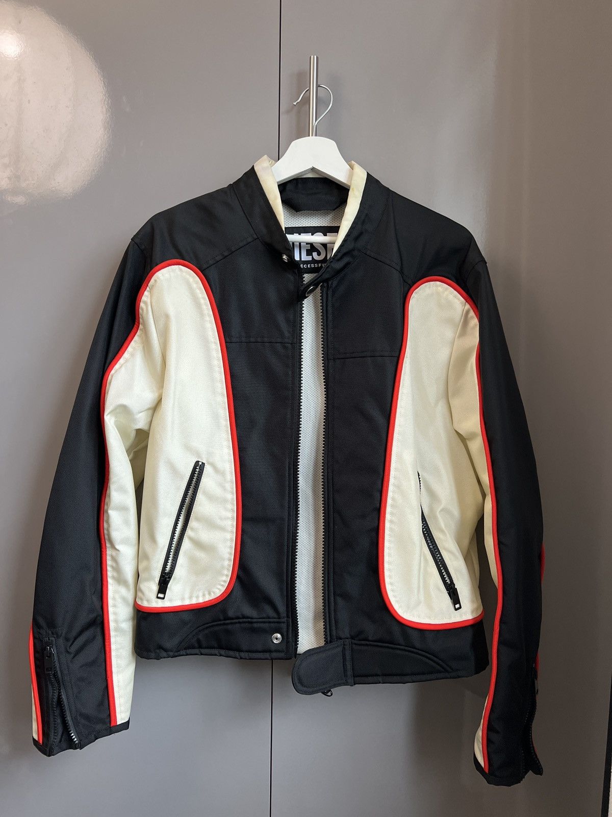 Diesel J-Blink contrast panelled regular fit woven jacket Size US S / EU 44-46 / 1 - 3 Thumbnail