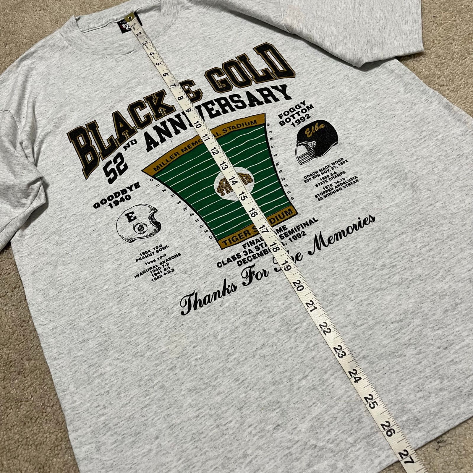 Other Vintage Black And Gold 3A Football Champs Graphic Shirt L Size US L / EU 52-54 / 3 - 5 Thumbnail