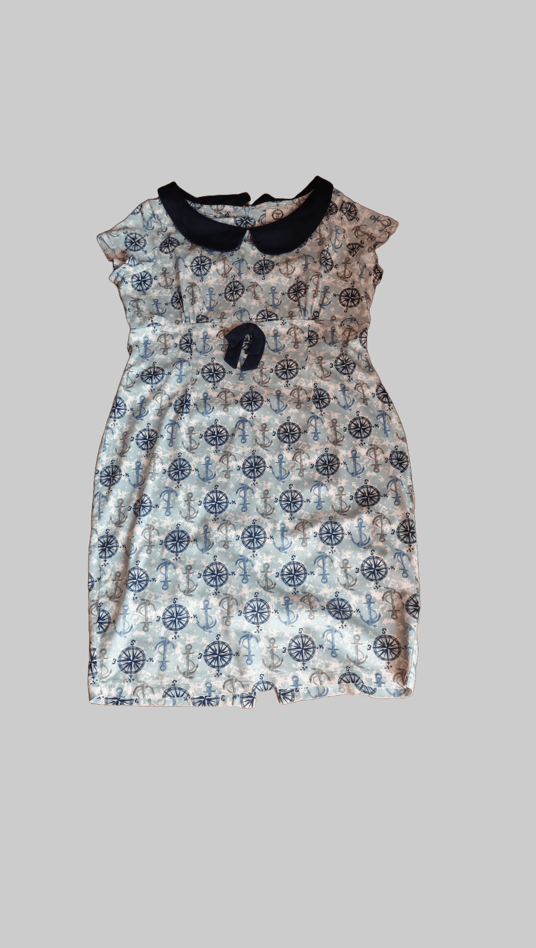 Other Banned Apparel Retro Plus Size Nautical Compass Print Dress Size XXL / US 16-18 / IT 52-54 - 2 Thumbnail