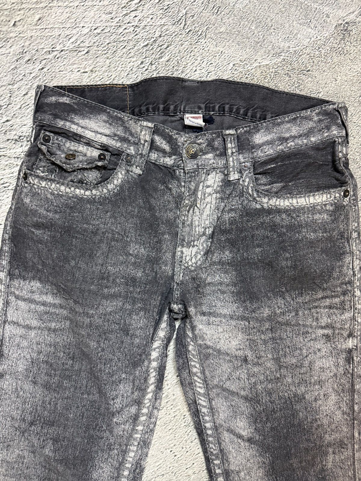 True Religion True Religion black dark grey black painted jeans Ricky Size US 34 / EU 50 - 7 Thumbnail