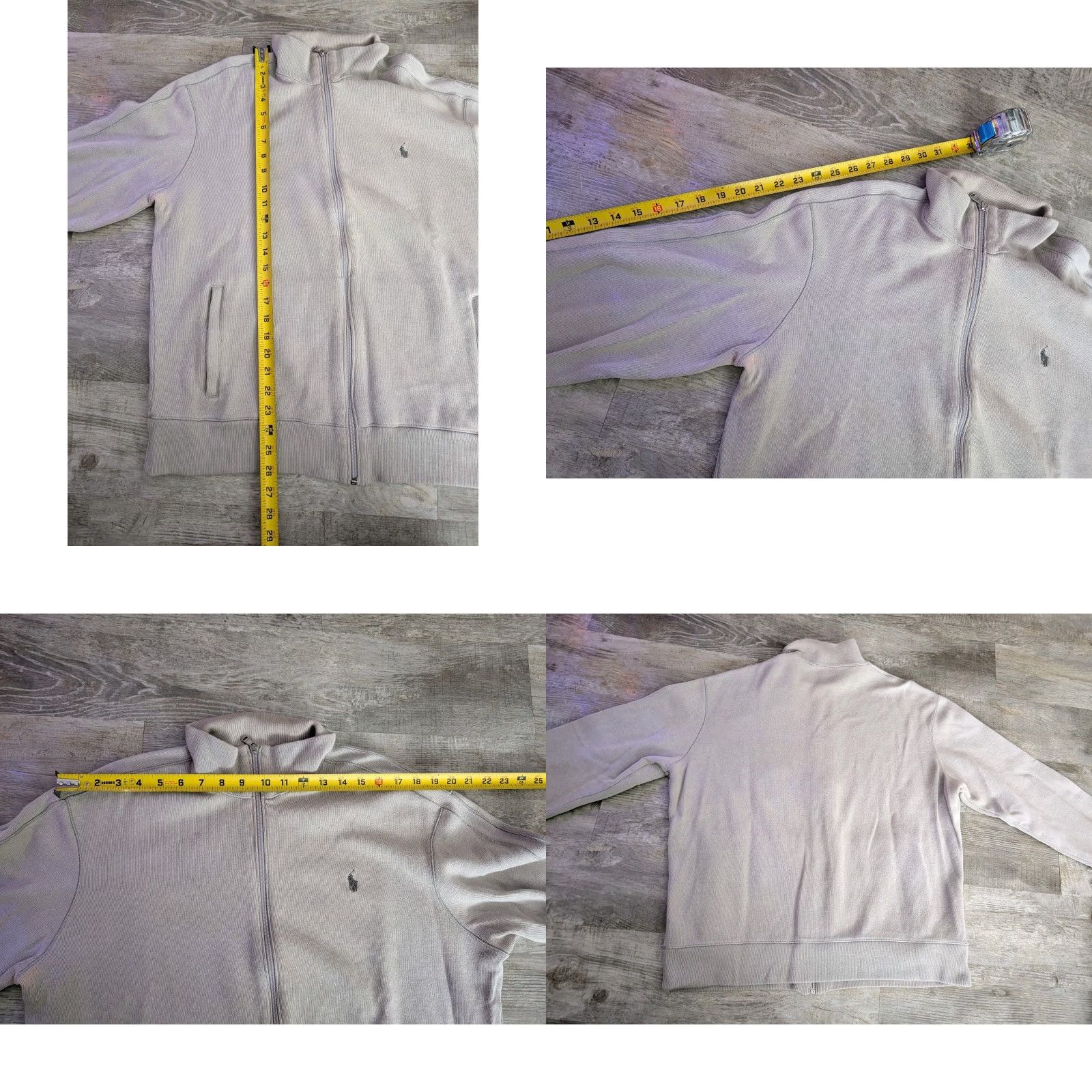 Polo Ralph Lauren Polo Ralph Lauren Performance Sweater Mens L Beige Long Sleeve Full Zip Size US L / EU 52-54 / 3 - 9 Thumbnail