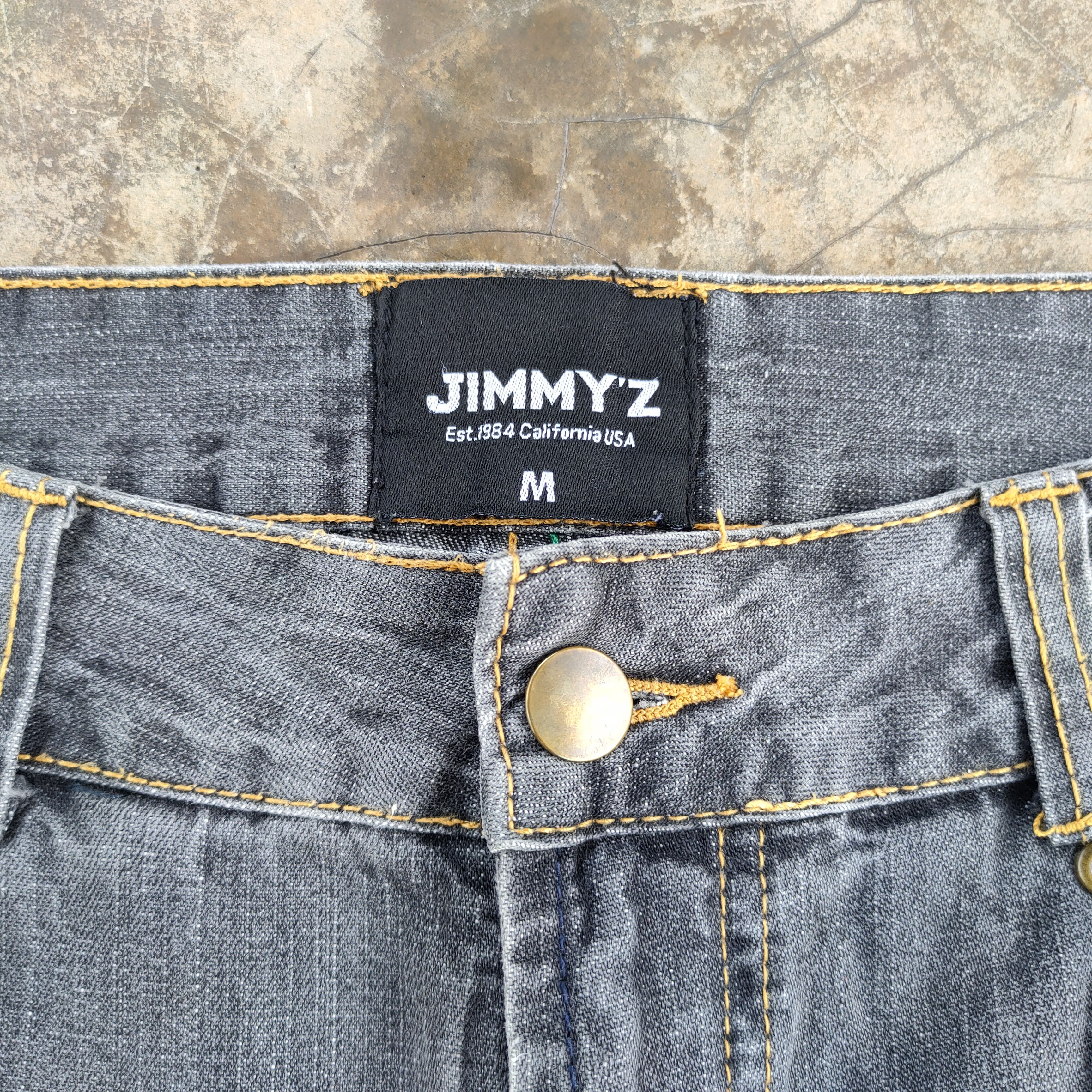 Jimmy Taverniti W32 VINTAGE JIMMY'Z FADED BLACK JEANS DENIM PANTS Size US 32 / EU 48 - 5 Thumbnail