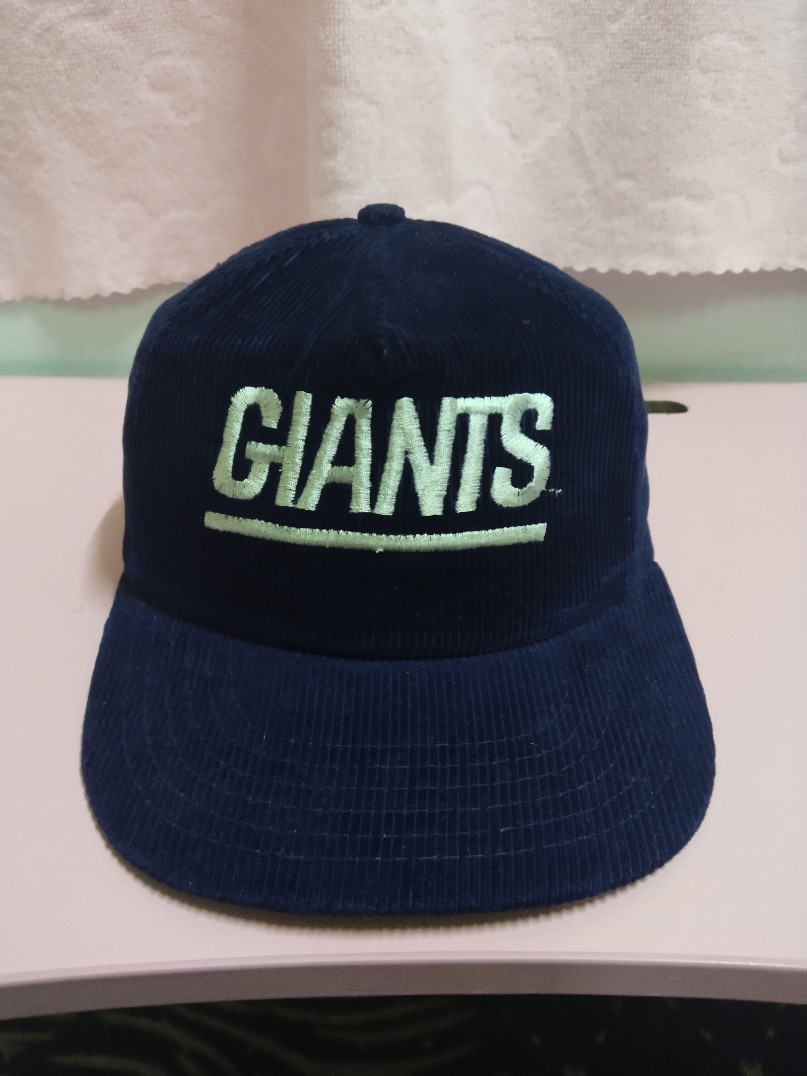 Vintage VINTAGE NEW YORK GIANTS CUDUROY SNAPBACK HAT Size ONE SIZE - 1 Thumbnail