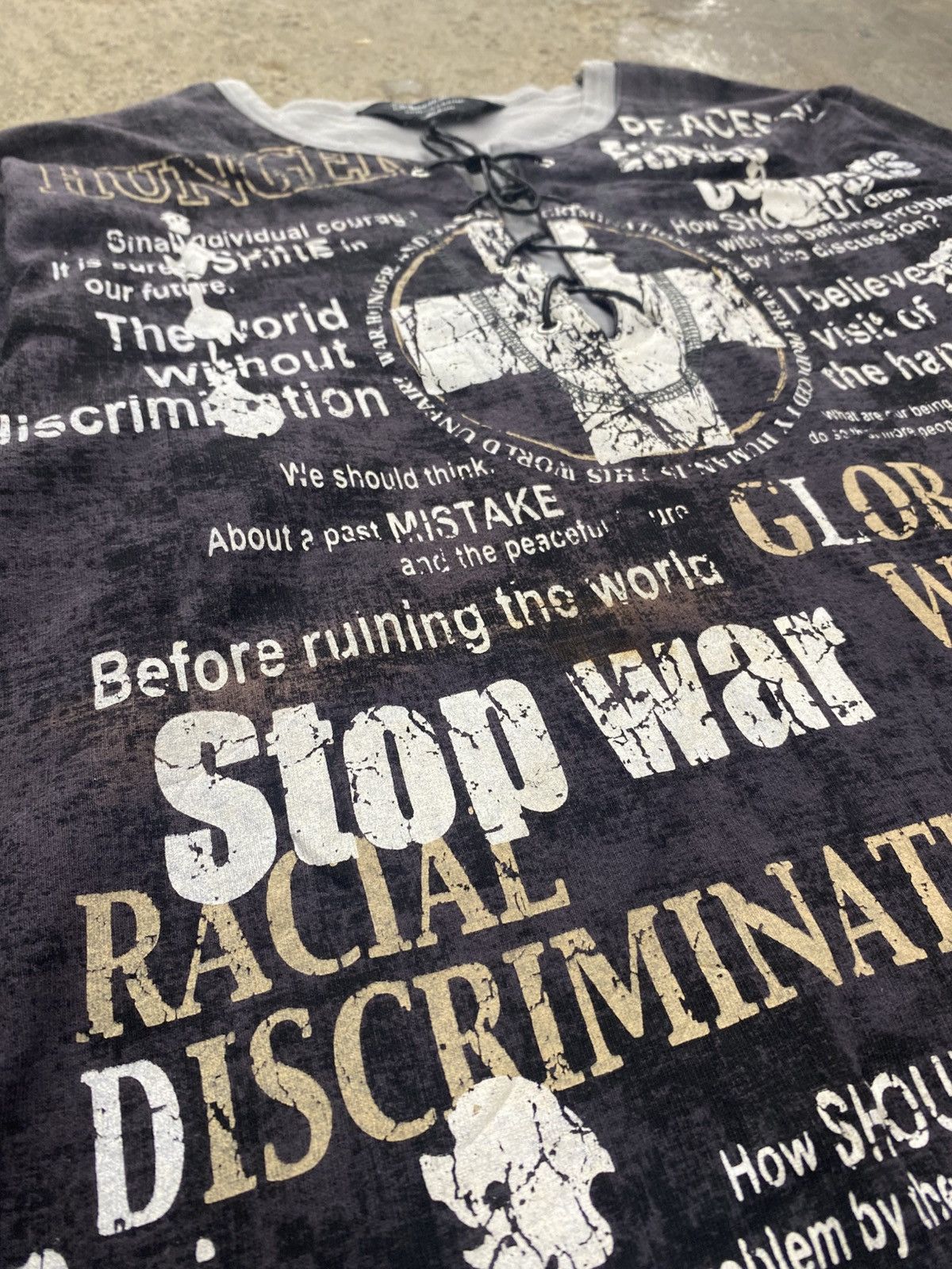 Hysteric Glamour stop war prayer to peace beaumere japanese grunge LS Size US M / EU 48-50 / 2 - 6 Thumbnail