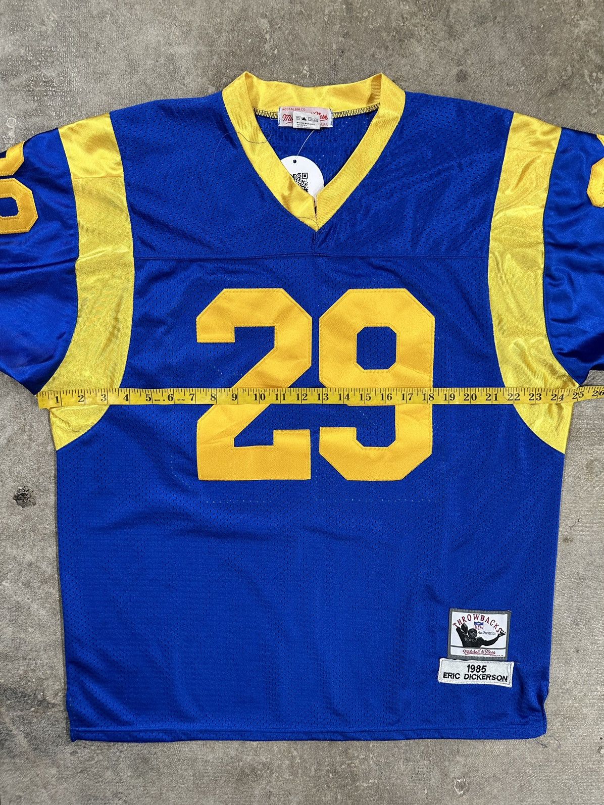 Mitchell & Ness Vintage 90s Mitchell & Ness Dickerson St.Louis Rams Jersey Size US XL / EU 56 / 4 - 15 Thumbnail
