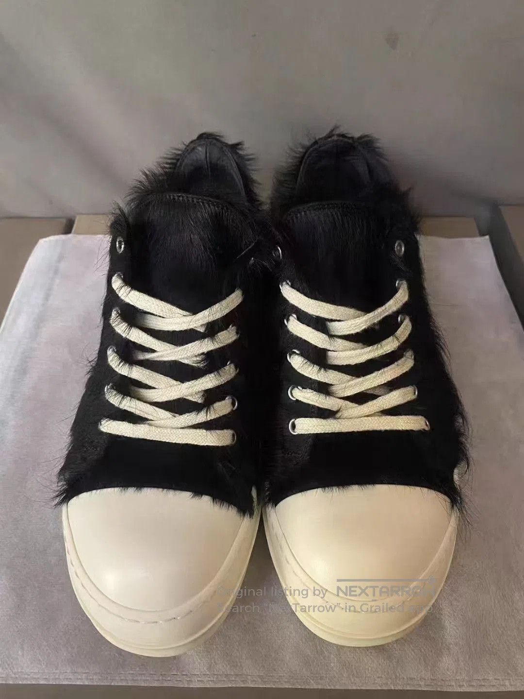 Rick Owens rick owens low-top fur sneakers size 40-yw. Size US 7 / EU 40 - 2 Thumbnail