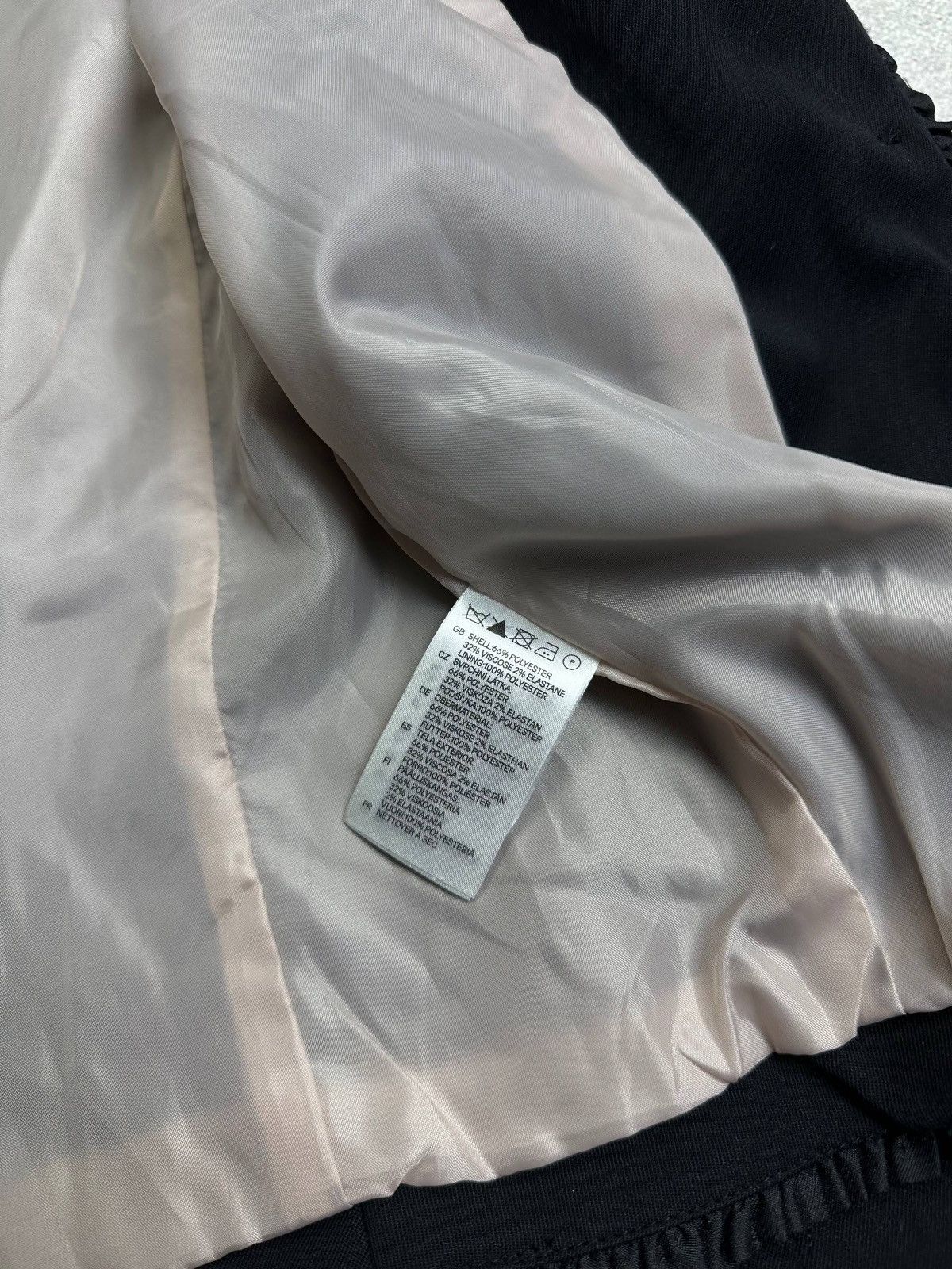 H&M × Maison Margiela Vintage Maison Margiela x H&M Womans Black Blazer Jacket S Size S / US 4 / IT 40 - 4 Thumbnail