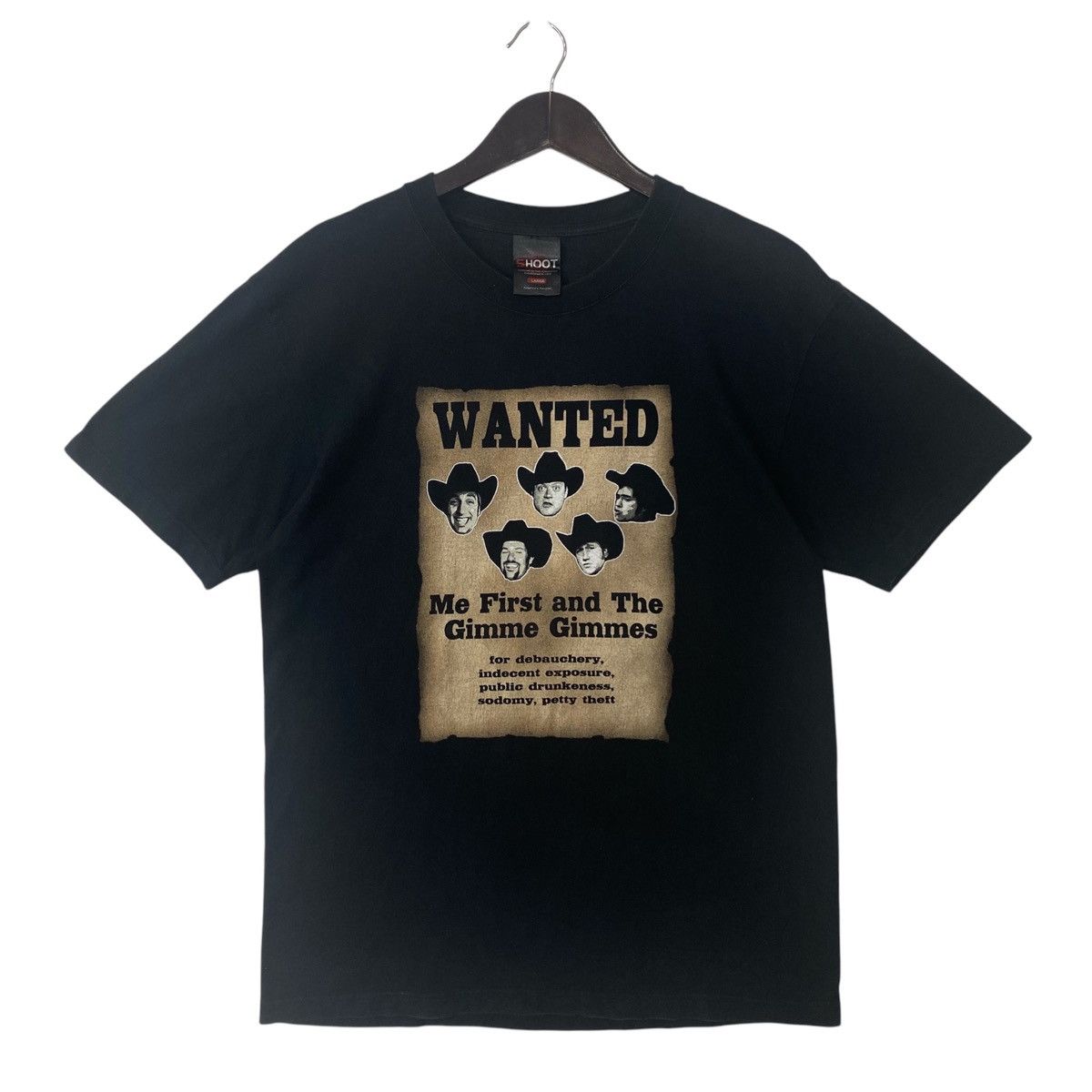 Band Tees VINTAGE ME FIRST AND THE GIMME GIMMES Punk band wanted shirt Size US L / EU 52-54 / 3 - 1 Thumbnail