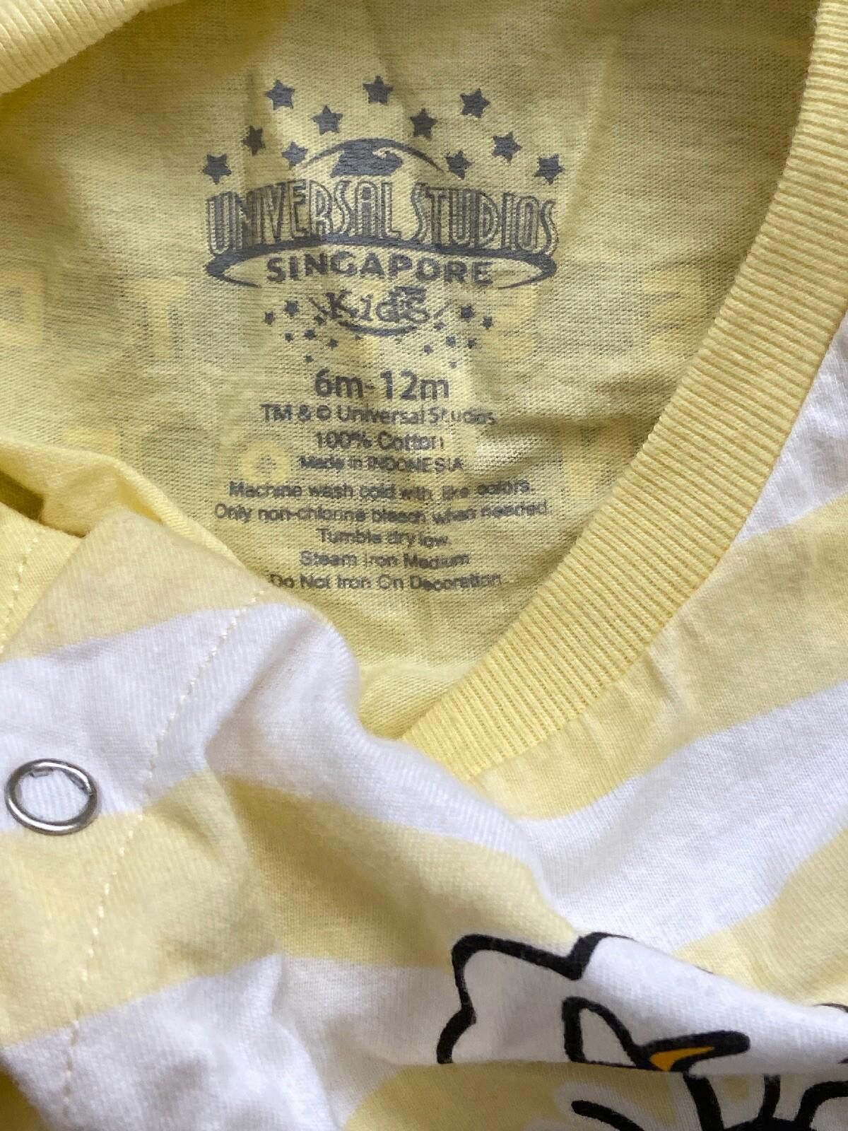 Universal Studios Minion Universal Singapore One Piece Size 6-12 Months Size ONE SIZE - 4 Thumbnail