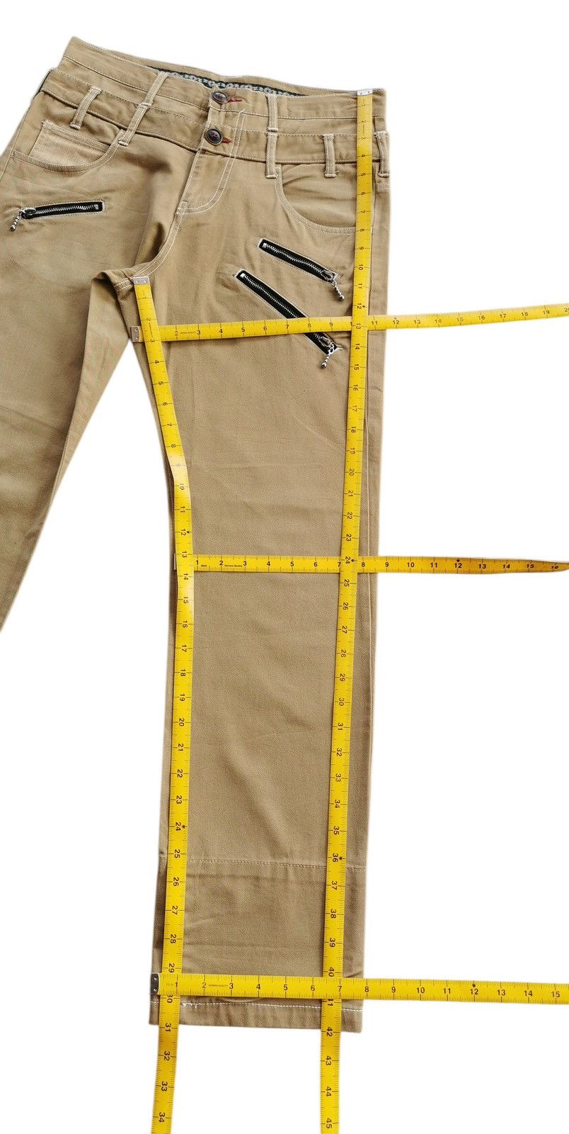 semanticdesign Semantic Design Doublewaist Khaki Pants Size US 32 / EU 48 - 12 Thumbnail