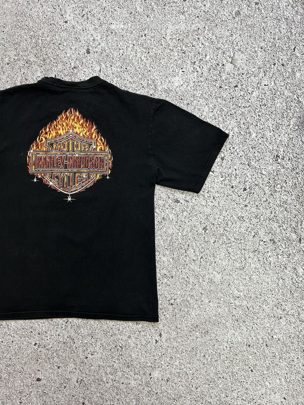Band Tees × Harley Davidson × Vintage Vintage Harley Davidson Wear a Piece of American History Tee Size US XL / EU 56 / 4 - 5 Thumbnail