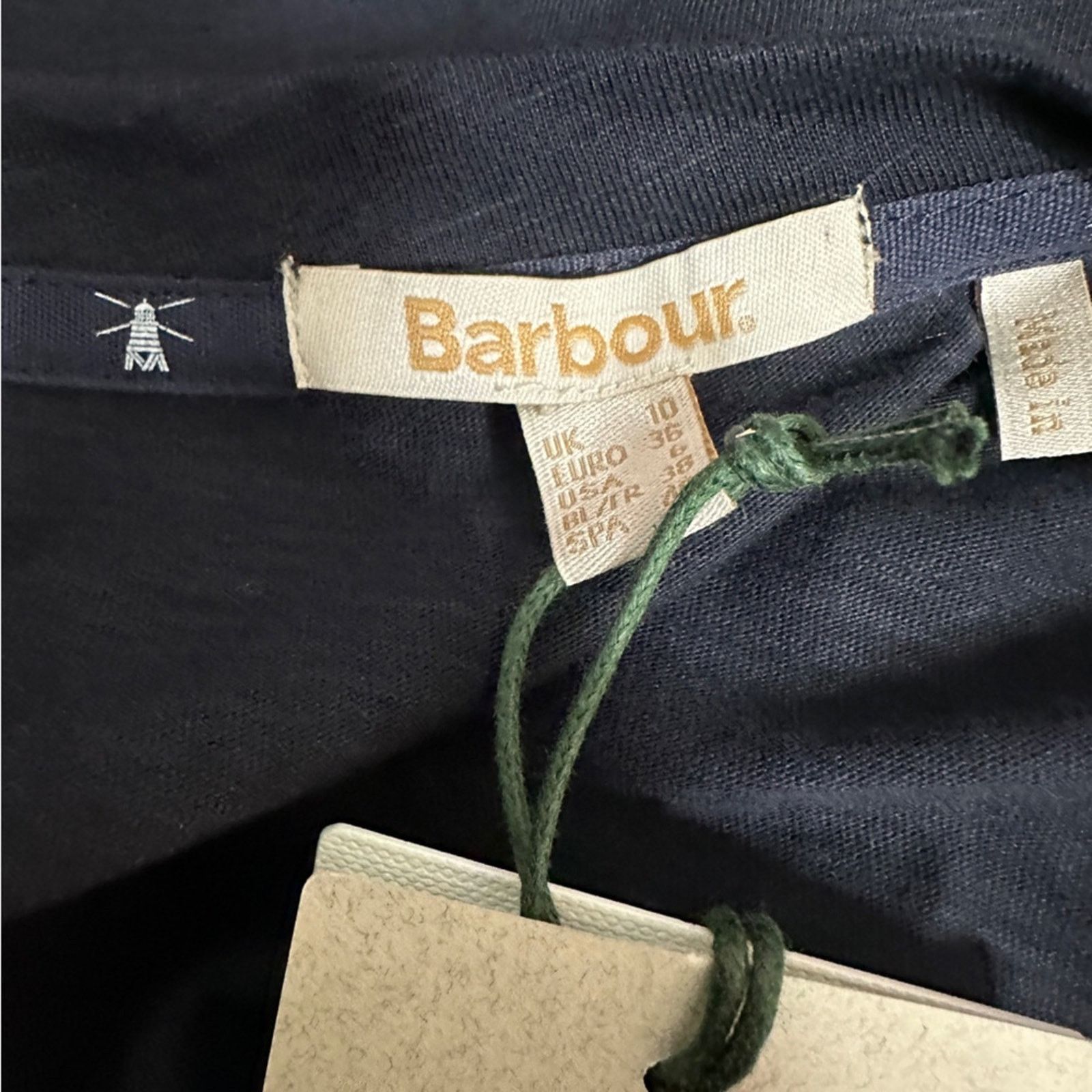Barbour Barbour Coast To Country Amberley Embroidered Tee in Navy Size M / US 6-8 / IT 42-44 - 7 Thumbnail