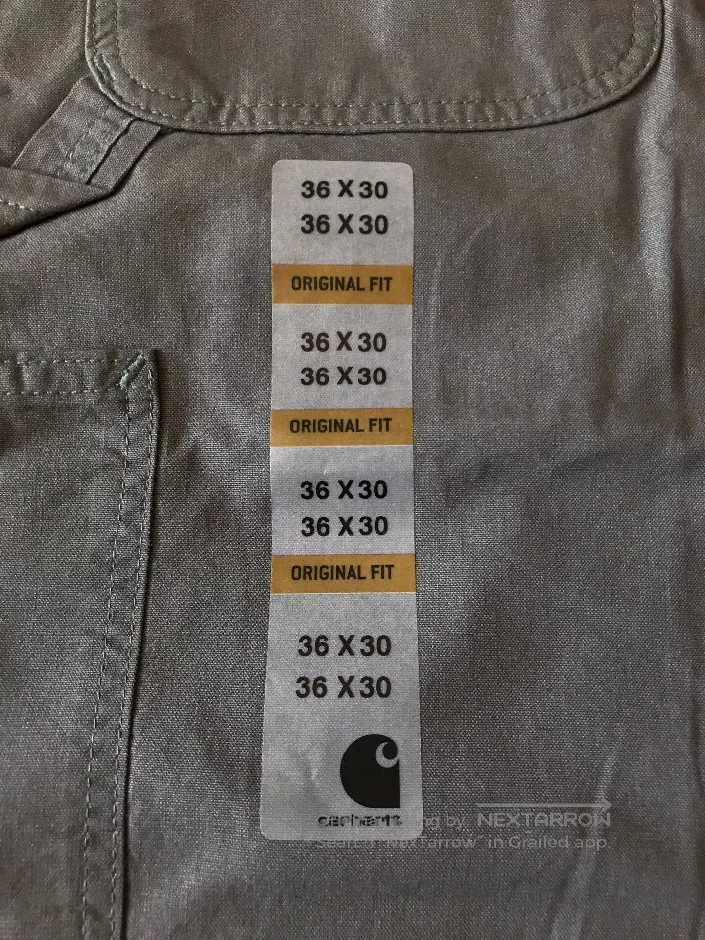 Carhartt Carhartt B151 FAT Canvas Work Pants. Size US 36 / EU 52 - 7 Thumbnail