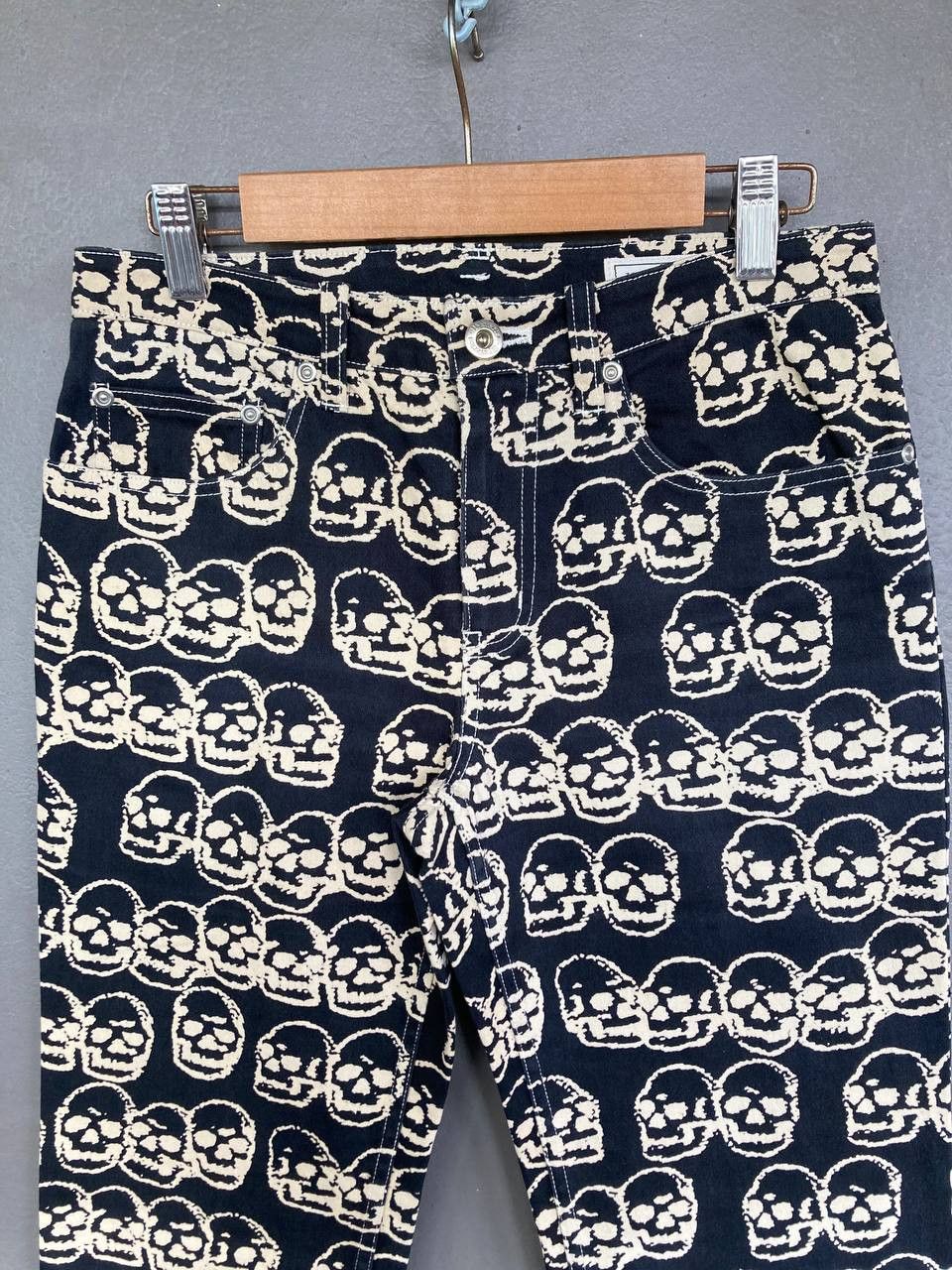Hysteric Glamour Vintage Hysteric Glamour Skulls Trousers Size 28" / US 6 / IT 42 - 3 Thumbnail