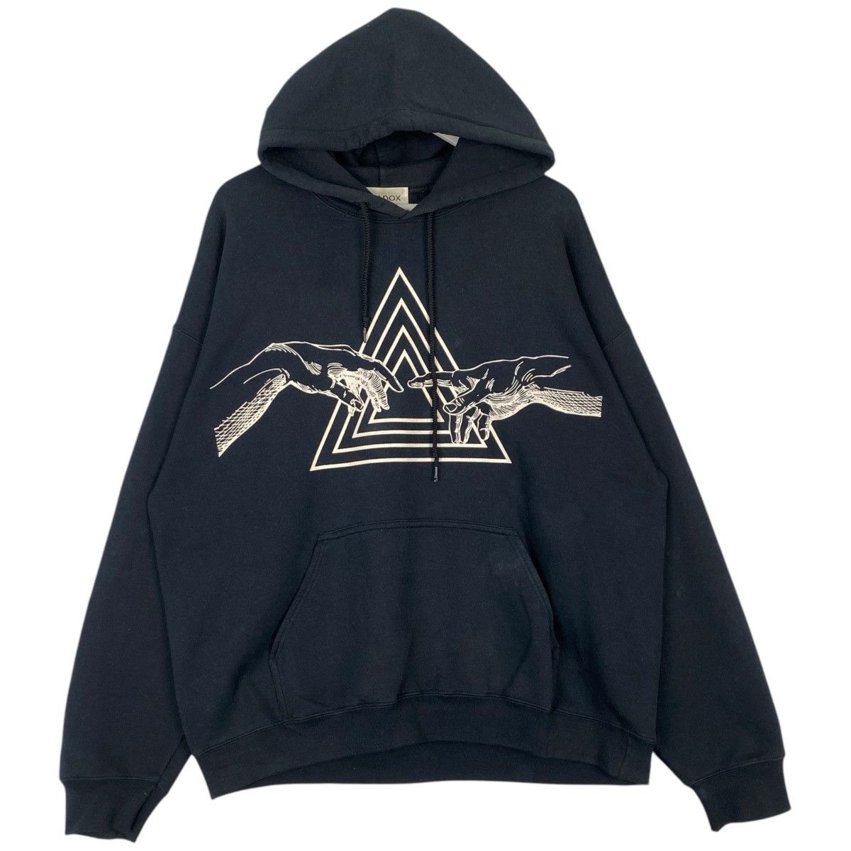 Designer × Vintage Vintage Paradox Hoodie Sweater Navy Blue Jumper Size XL Size US M / EU 48-50 / 2 - 1 Thumbnail