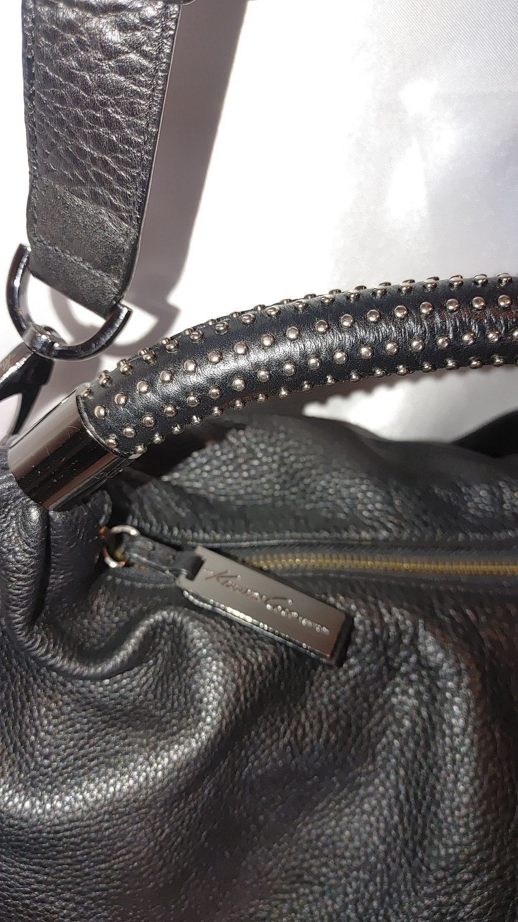 Kenneth Cole Kenneth Cole New York Leather Oversized Hobo Bag Size ONE SIZE - 3 Thumbnail