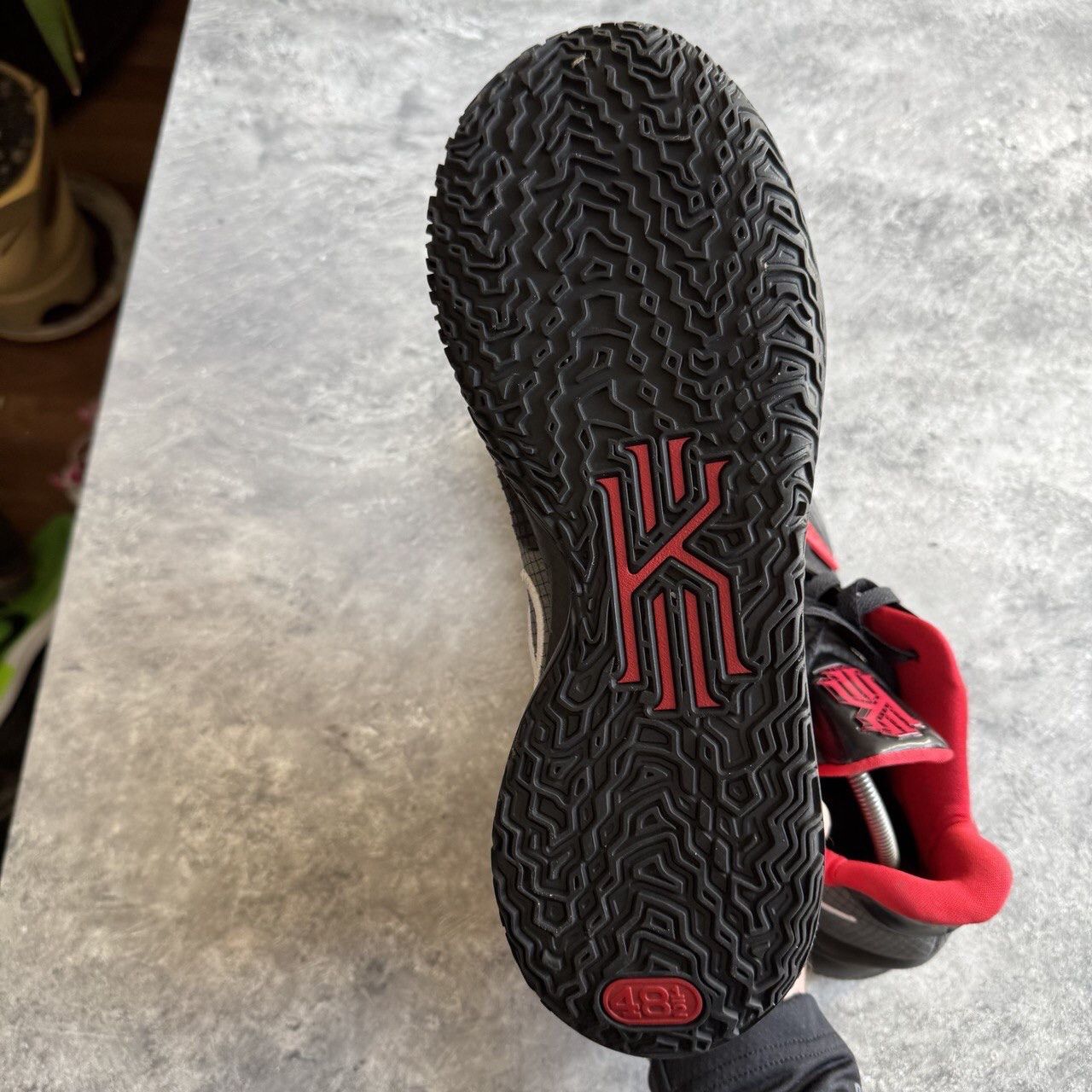 Nike Nike Kyrie 7 “Black/University Red” Size US 14 / EU 47 - 6 Thumbnail