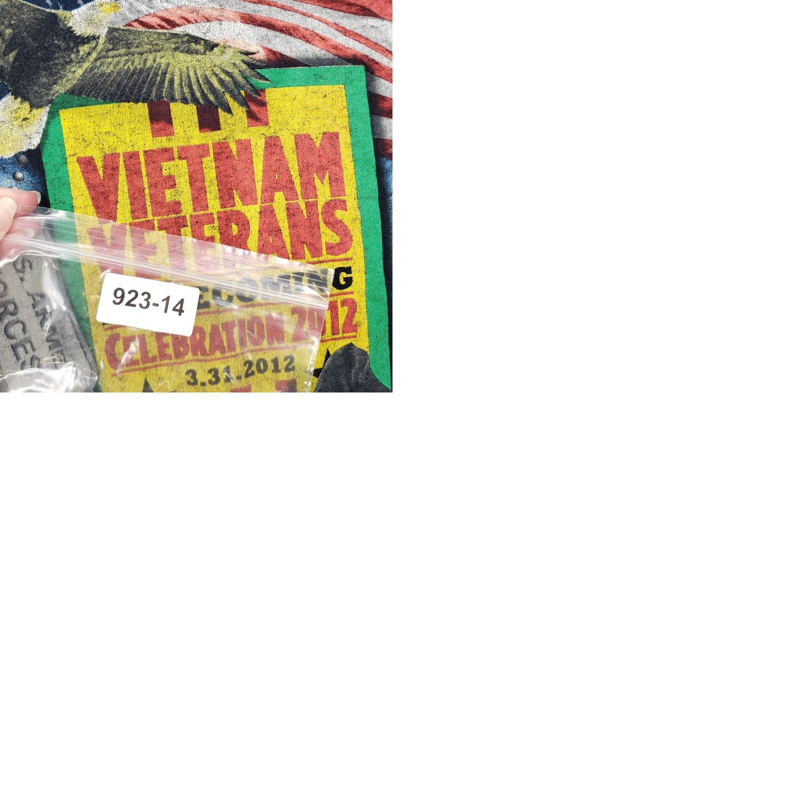 Vintage Vietnam Veterans Shirt XL Black Celebration 2012 America Jensen Size US XL / EU 56 / 4 - 9 Thumbnail