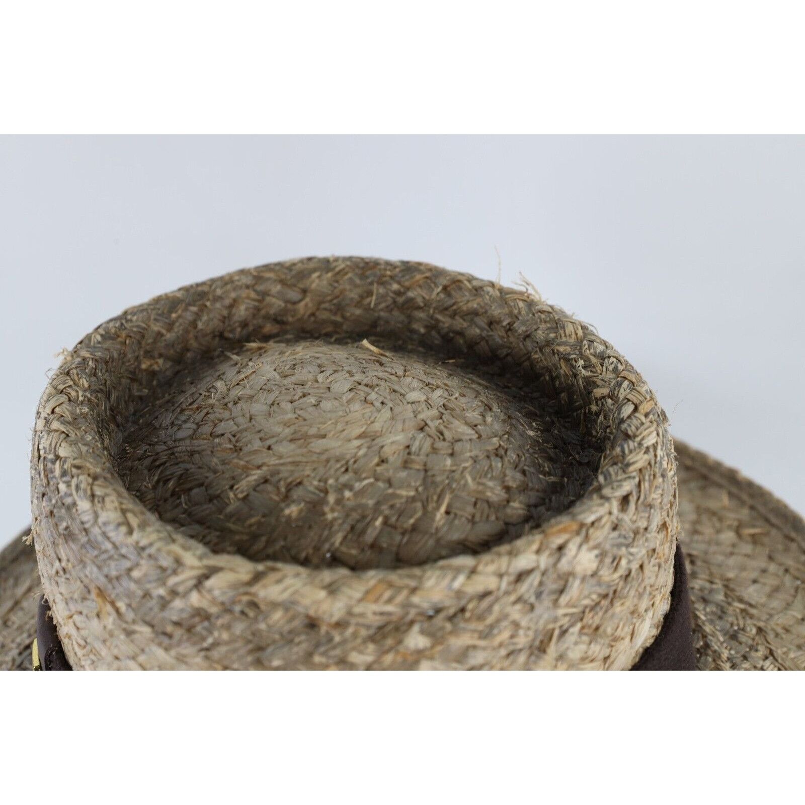 Vintage Vintage Peter Grimm True Character Natural Straw Golfing Hat Size ONE SIZE - 7 Thumbnail