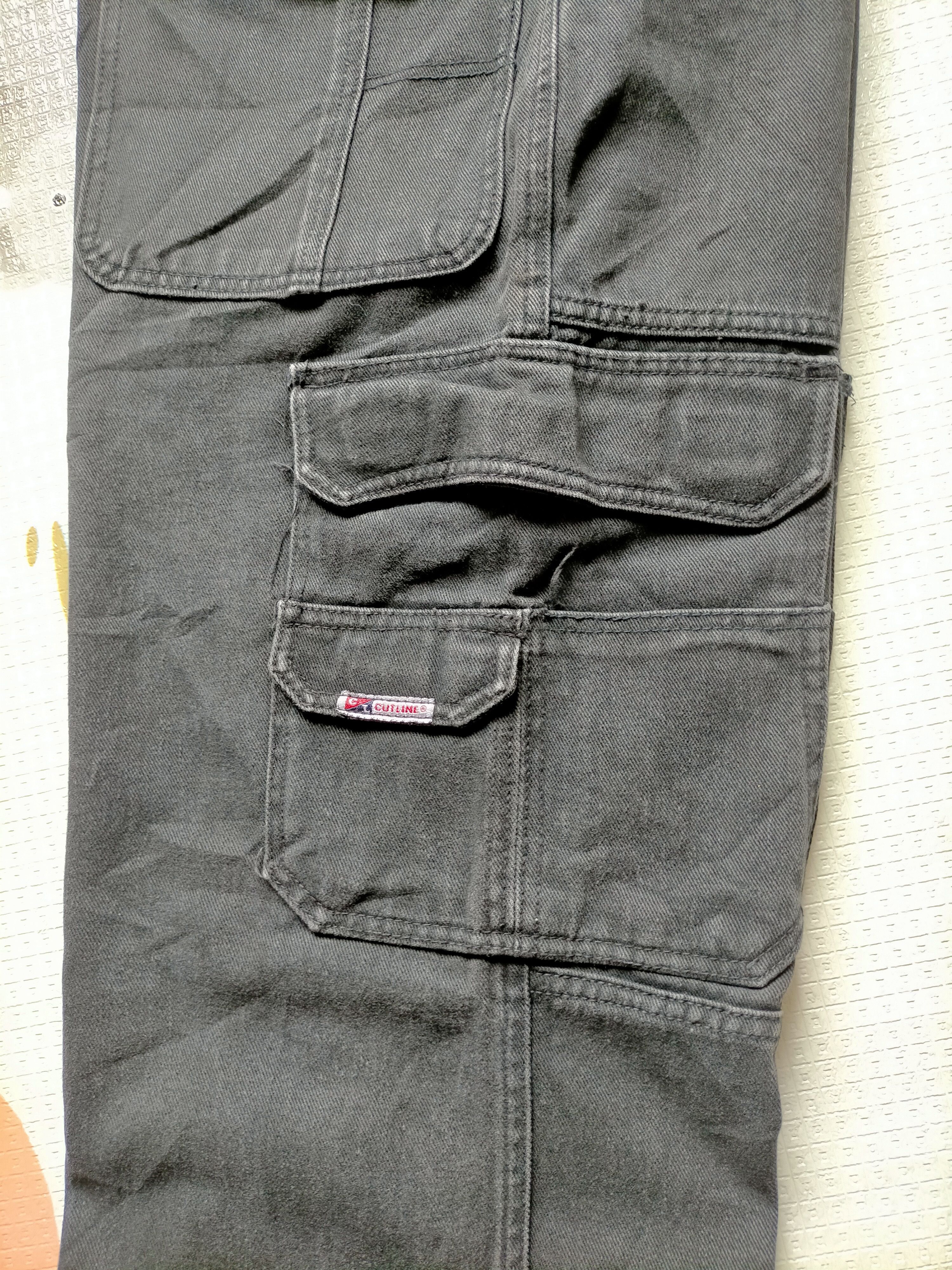 JNCO CUT LINE Jeans Cargo Multipocket Baggy Skater Jeans Size US 32 / EU 48 - 18 Thumbnail