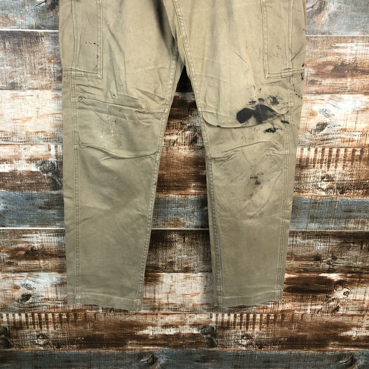 Japanese Brand DL Back Number Brown Cargo Multpocket Pants #C120 Size US 32 / EU 48 - 6 Thumbnail