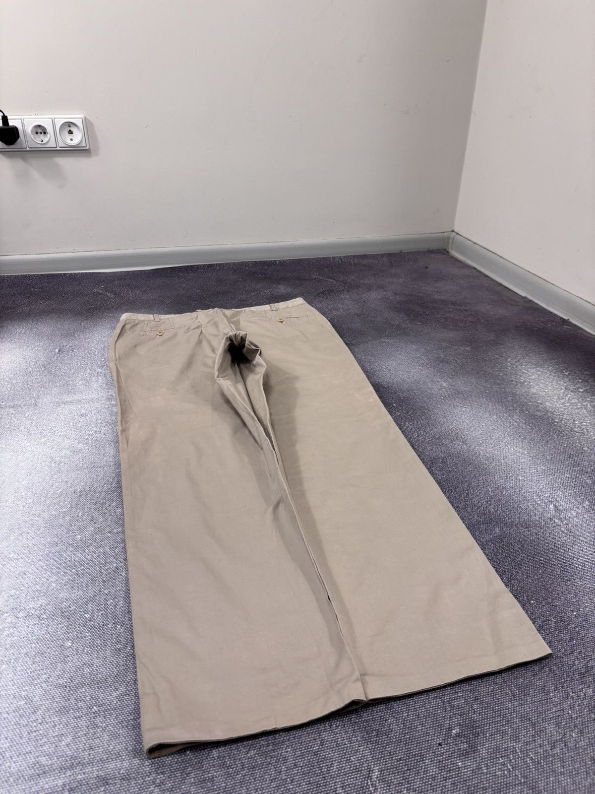 Ermenegildo Zegna Ermenegildo Zegna Men’s Beige Chino Pants Trousers Size US 36 / EU 52 - 16 Thumbnail