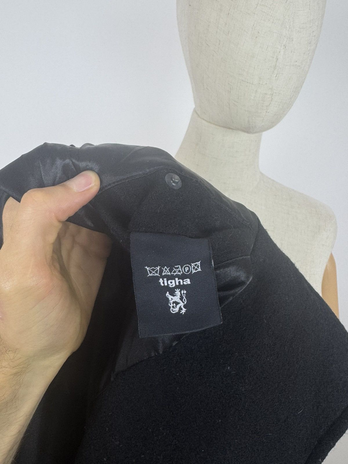 tigha Tigha wool jacket avant garde style biker coat Womens size M Size M / US 6-8 / IT 42-44 - 8 Thumbnail