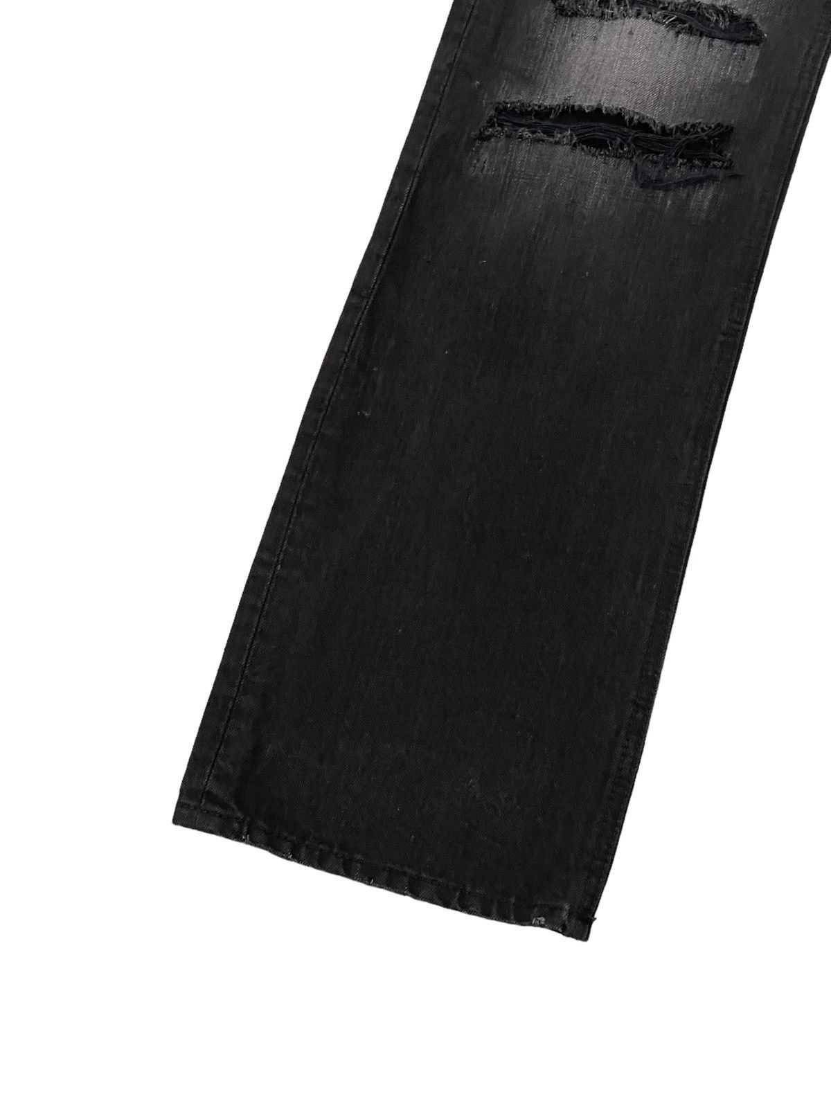 Japanese Brand Flare Jeans Semantic Design x Disney Distress Low Rise 6🟦5 Size US 31 - 5 Thumbnail